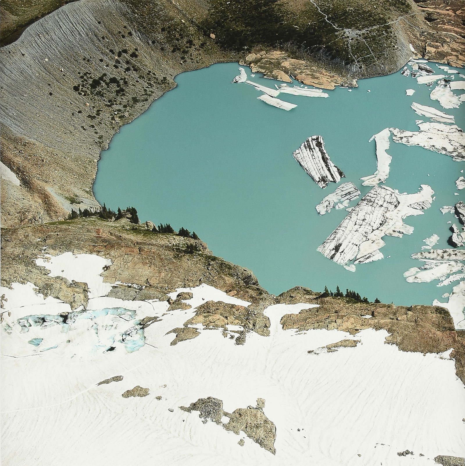 DIANE BURKO (American b. 1945) A PHOTOGRAPH, "Water Below #3," 2011, (1 of 15)