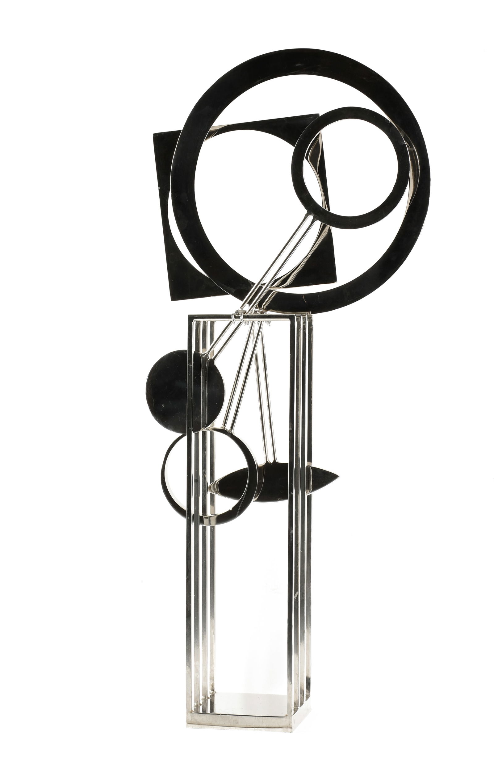 BRUCE STILLMAN (American b. 1958) A KINETIC SCULPTURE, "Untitled," 1981, (1 of 9)