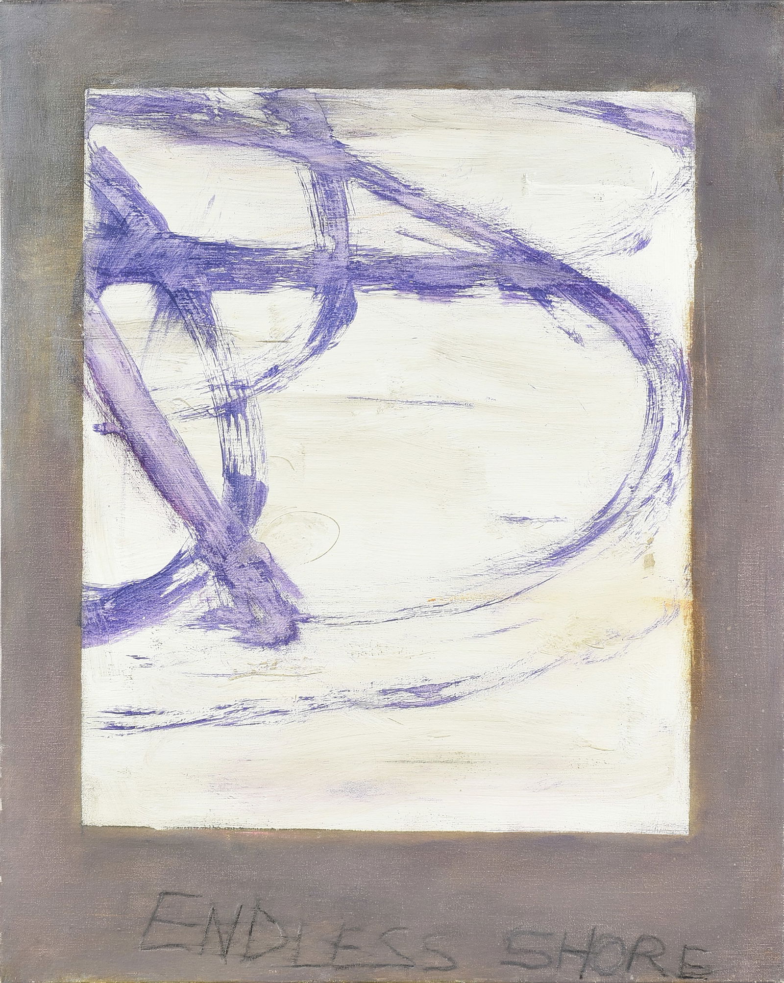 TONY MAGAR (British/American 1936-2022) A PAINTING, "Endless Shore," 2009, (1 of 11)