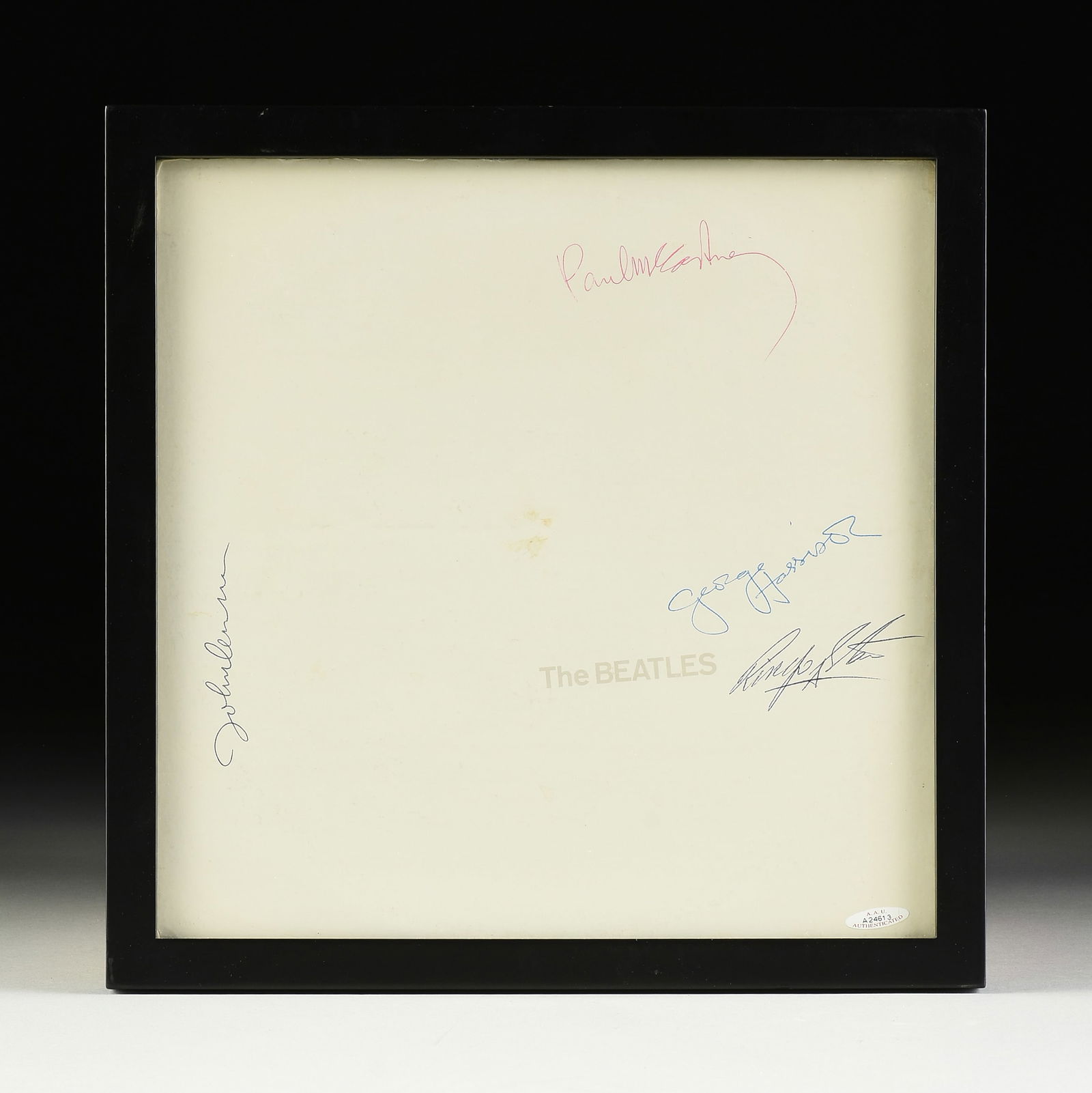 THE BEATLES, A SIGNED ALBUM, "The White Album," CIRCA 1968, (1 of 8)
