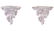 108: A MATCHED PAIR OF MEISSEN PARCEL GILT AND PINK HIG