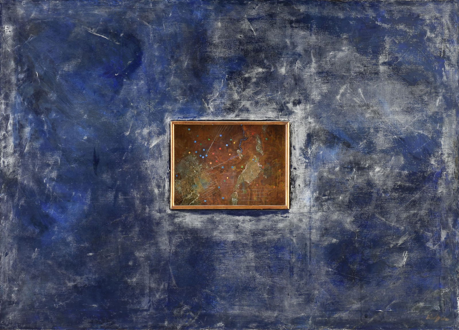 CLARA KILGORE (American/Texas b. 1945) A PAINTING, "A New State," 1983 (1 of 15)