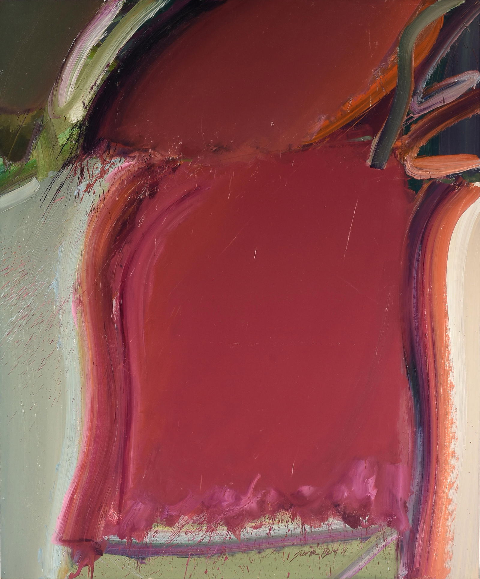 JAMES BYRD (American b. 1935) A PAINTING, "#1450," 1981 (1 of 16)