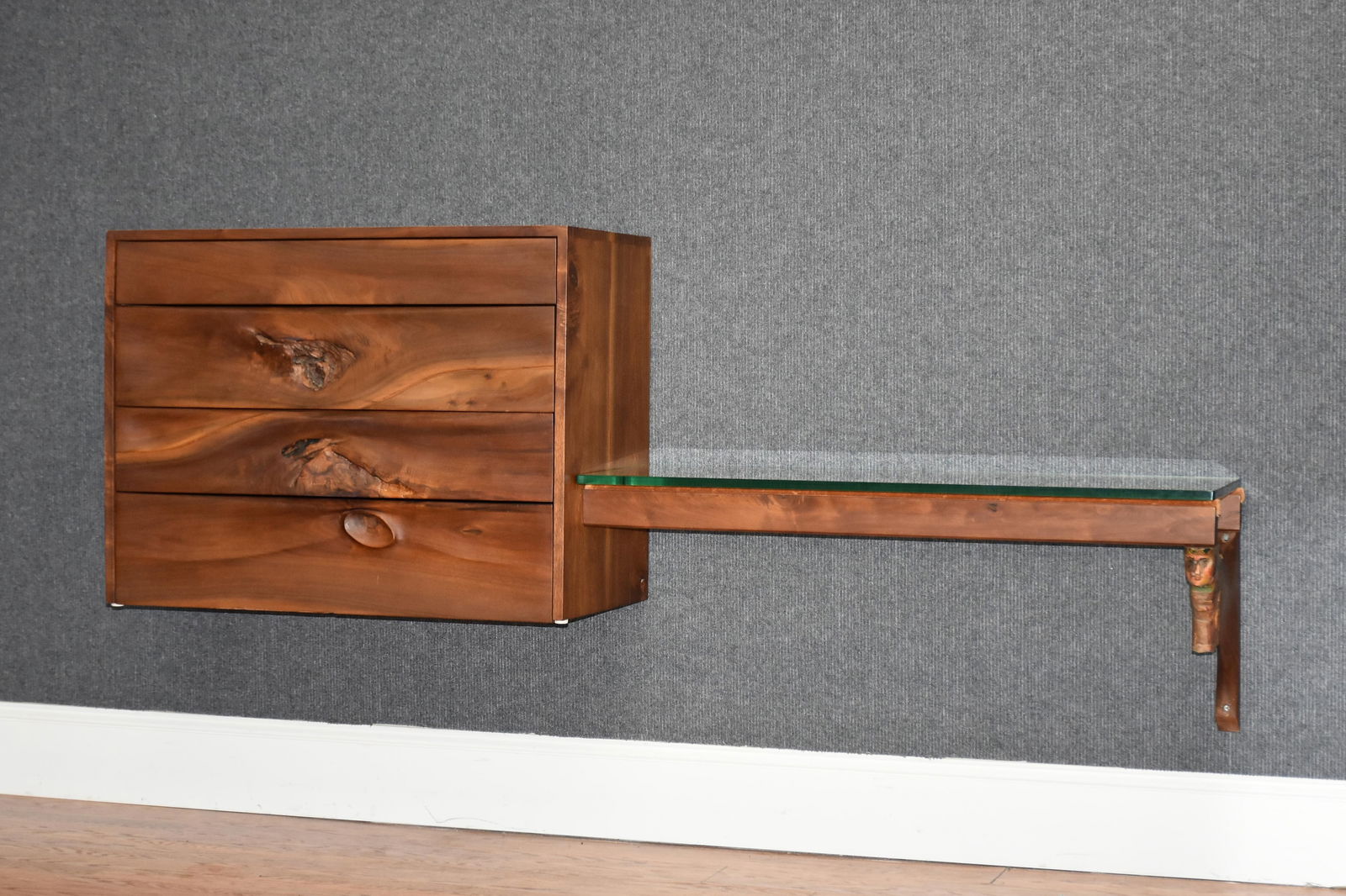 PHILLIP LLOYD POWELL (American 1919-2008) / PAUL EVANS (American 1931-1987) A WALL MOUNTED CABINET (1 of 8)