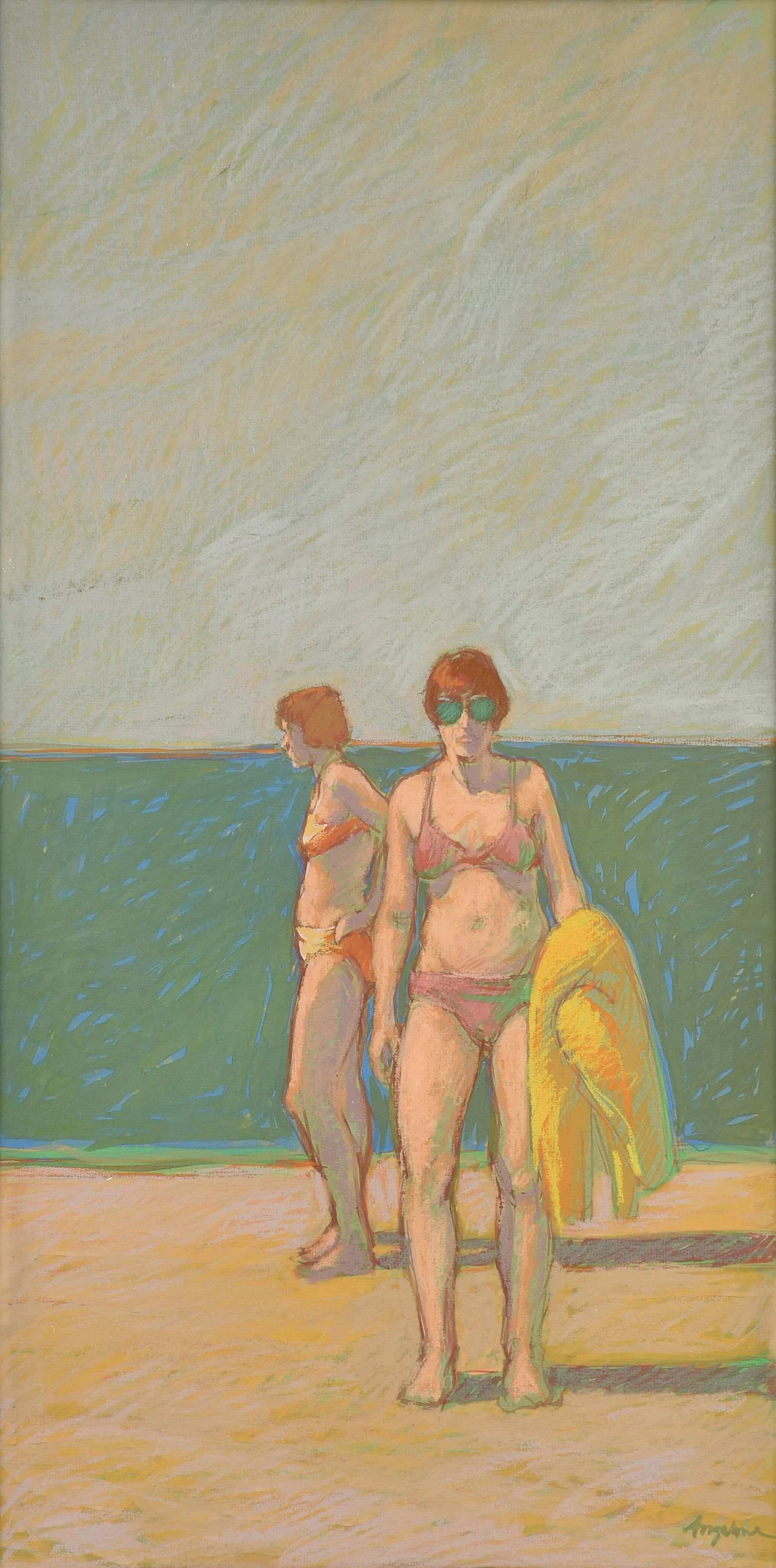 WILLIAM ANZALONE (American/Texas b. 1935) A DRAWING, "Untitled," 20TH CENTURY (1 of 13)