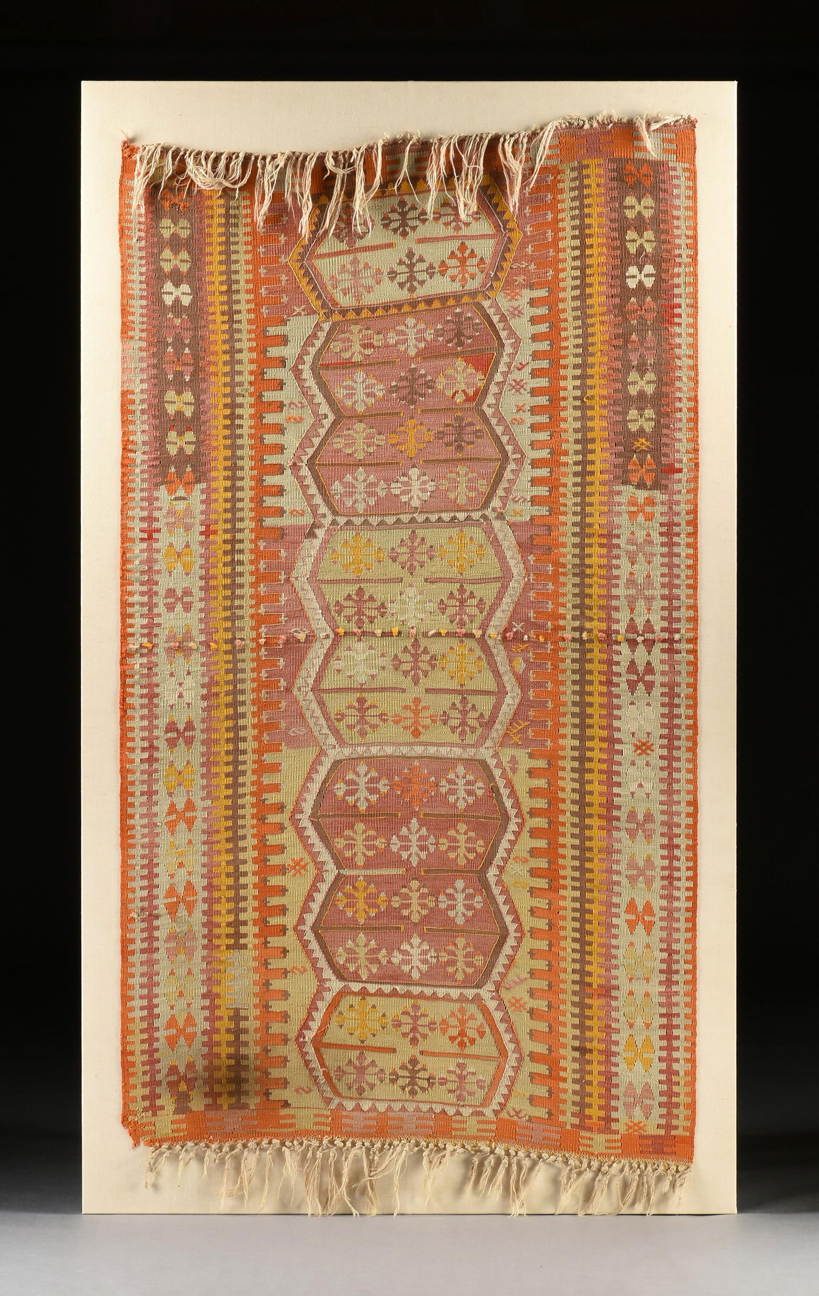 AN ANTIQUE TURKISH KILIM RUG RUNNER, TURKEY, 19TH/20TH CENTURY (1 of 14)