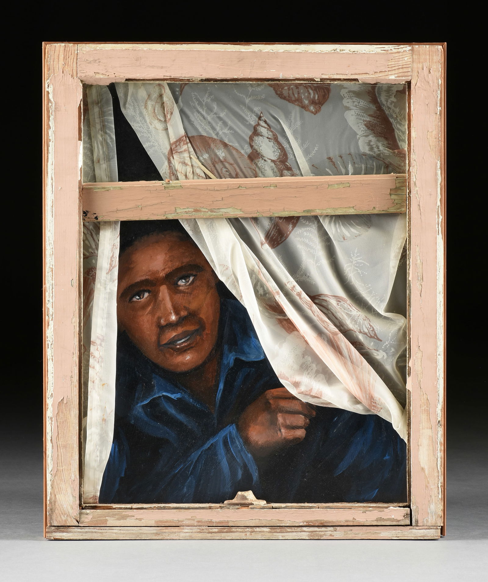 KRANDEL LEE NEWTON (American b. 1959) A PAINTING, "Ramon," 1990 (1 of 10)
