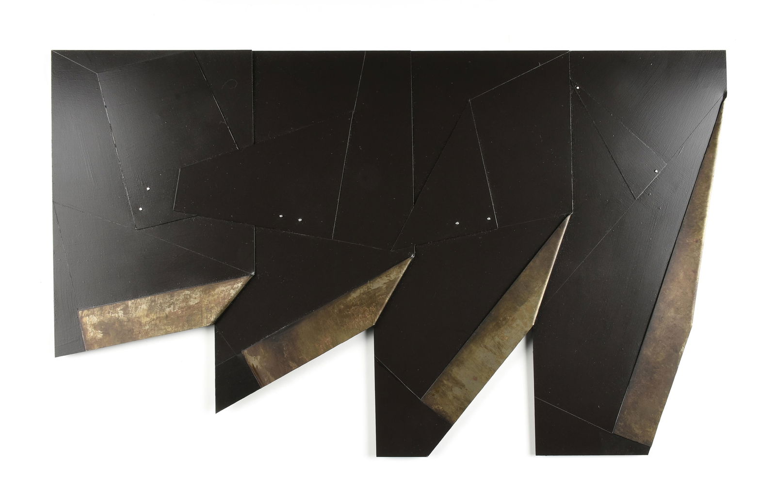 CONSTANCE DE JONG (American b. 1947) A WALL SCULPTURE, "10•20•30•40•TWO," (1 of 9)