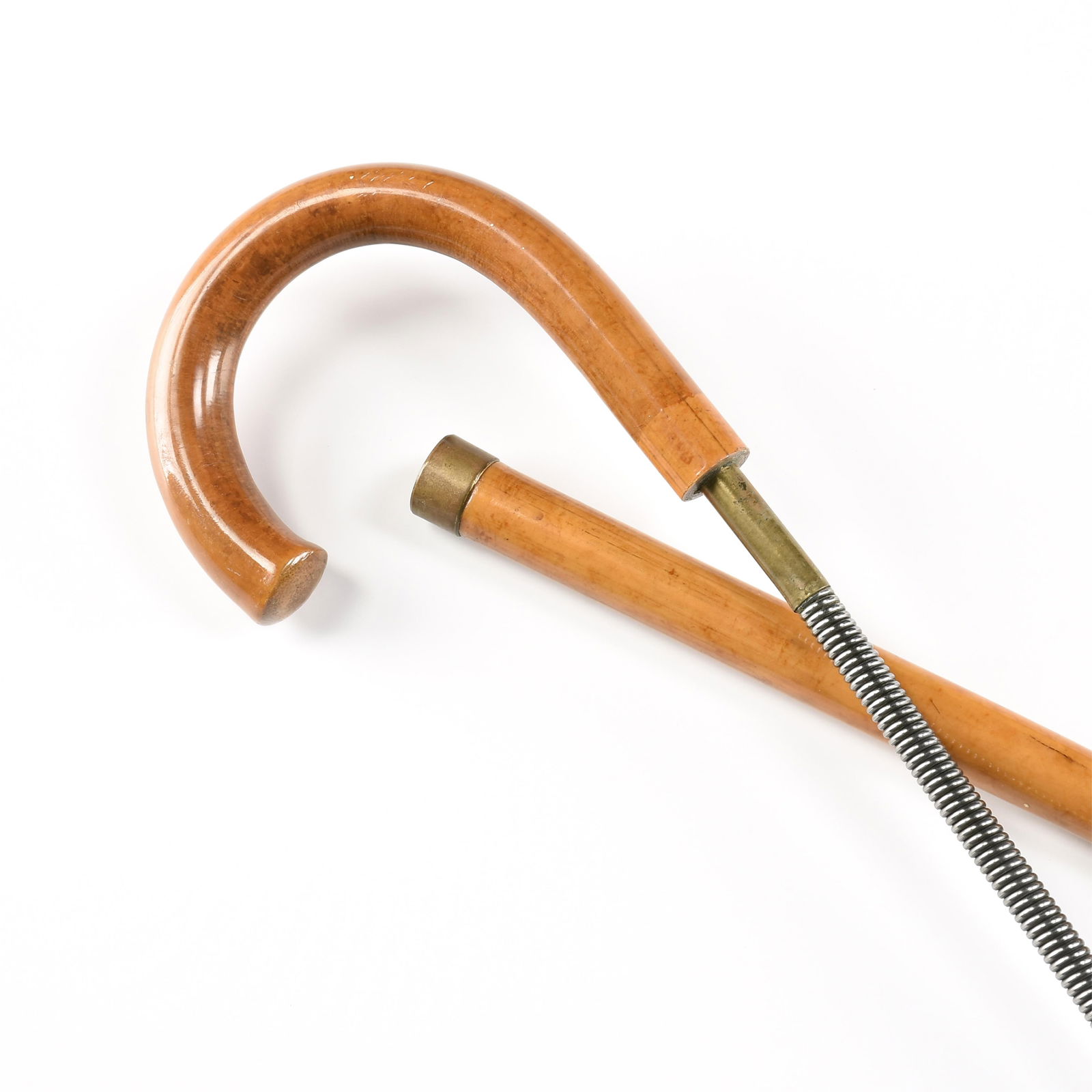 A BILLY CLUB CANE, PROBABLY ENGLISH, CIRCA 1900 (1 of 4)