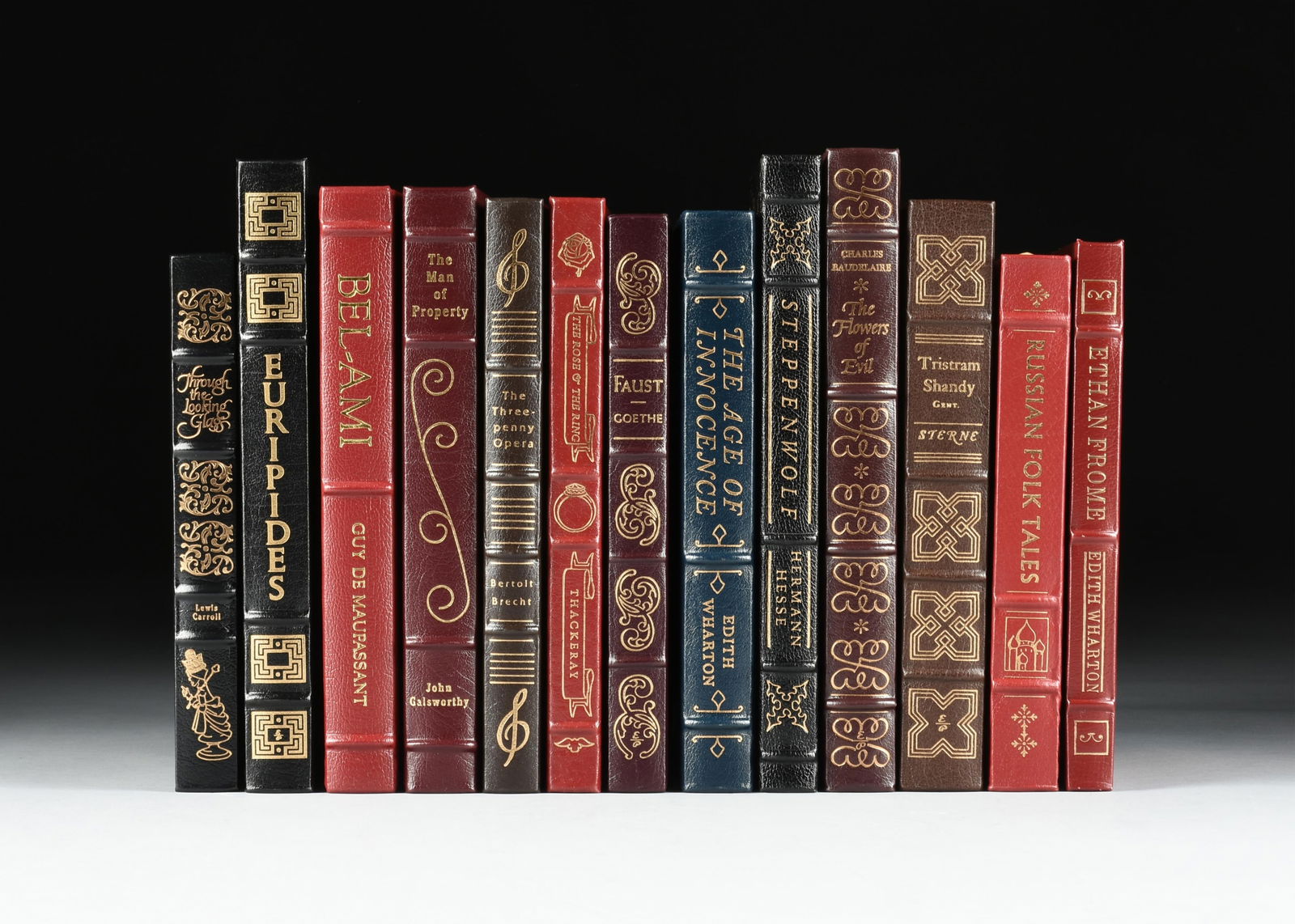 A GROUP OF THIRTEEN BOOKS PUBLISHED BY THE EASTON PRESS, LATE 20TH CENTURY, leather-bound and (1 of 2)