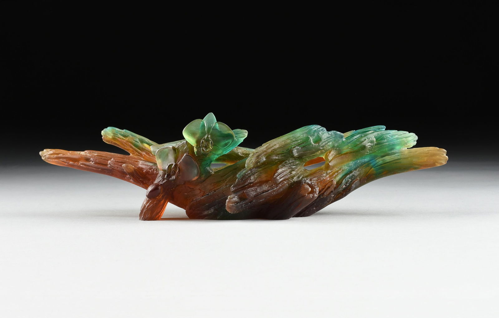 EMILIO ROBBA (French b. 1944) A DAUM "Sequoia Bowl," FRENCH, 21ST CENTURY, pate de verre bowl (1 of 11)