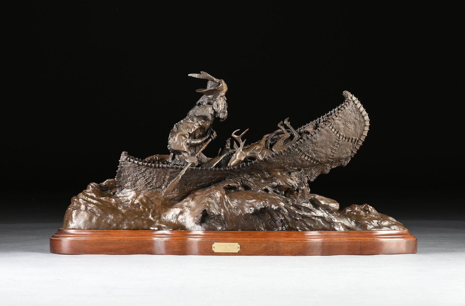 ARMANDO HINOJOSA (American/Texas b. 1944) “Return to Camp,” LATE 20TH CENTURY signed and (1 of 11)