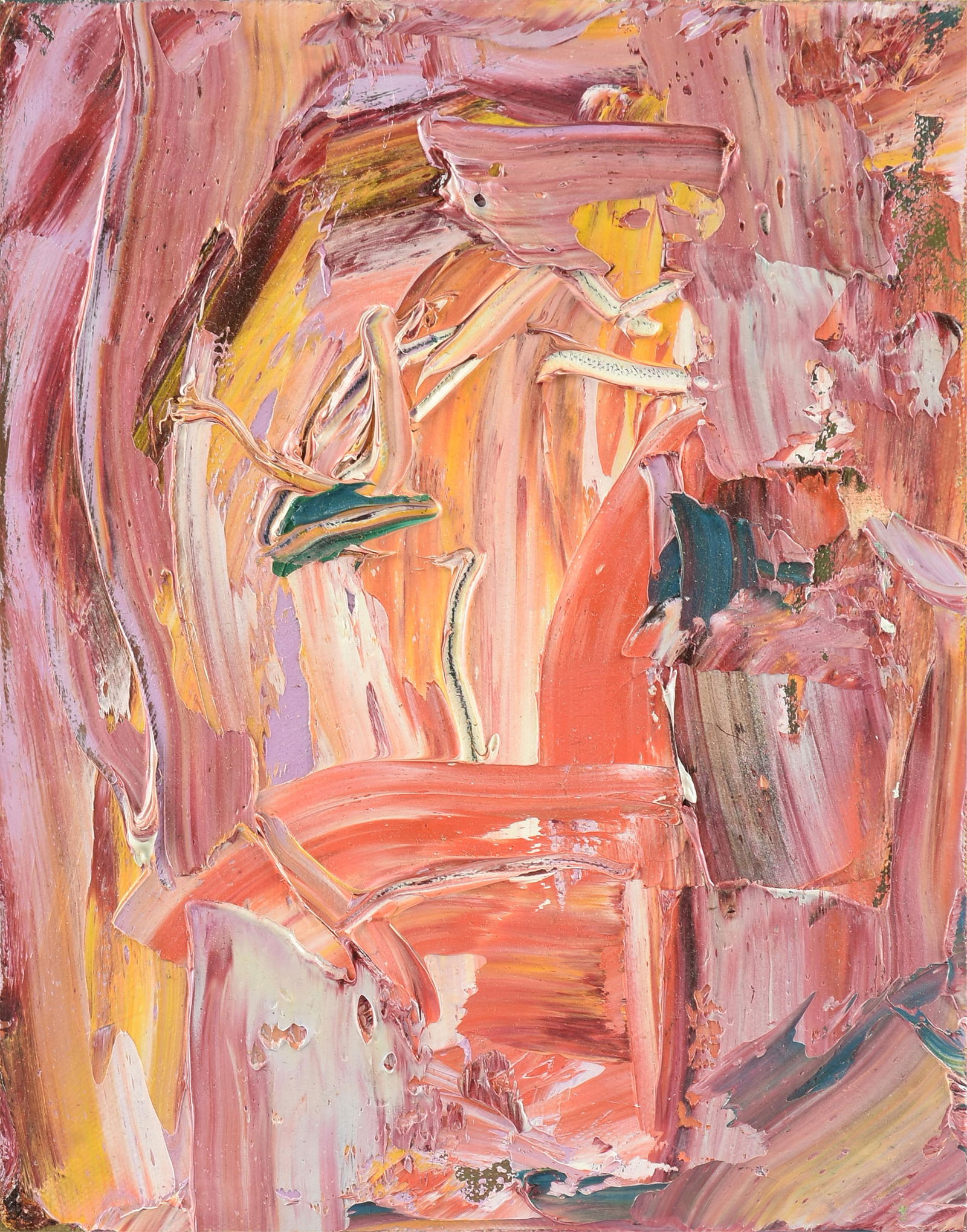 DICK WRAY (American 1933-2011) “Composition in Red, Yellow, and Purple,” 1986, (1 of 20)