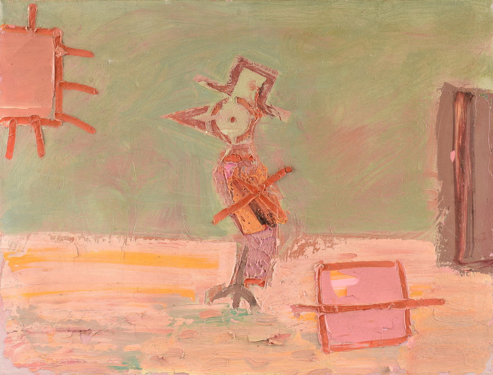 DICK WRAY (American/Texas 1933-2011) "Bird with Hat," 20TH CENTURY, (1 of 13)