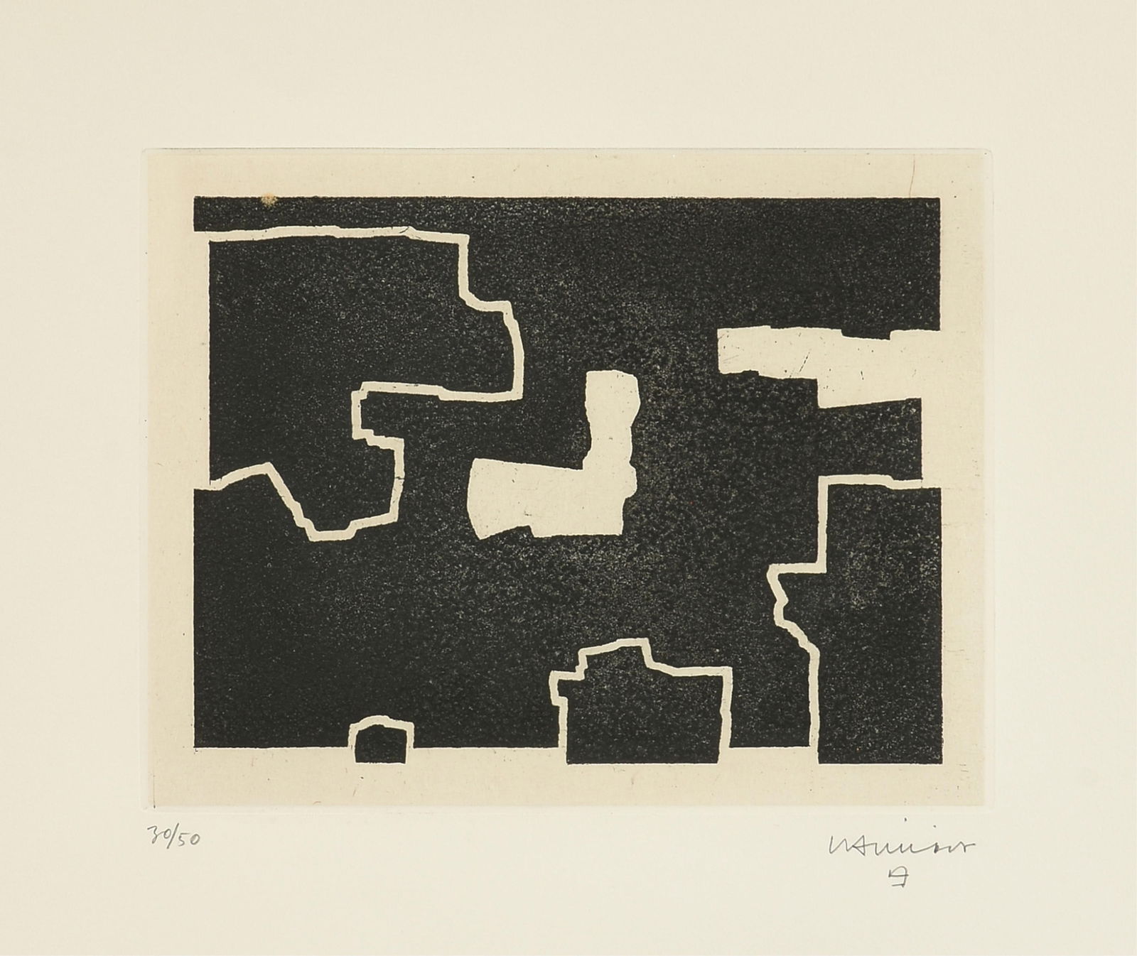 EDUARDO CHILLIDA (Spanish 1924-2002) Burni Bizitu II, 1971, (1 of 8)