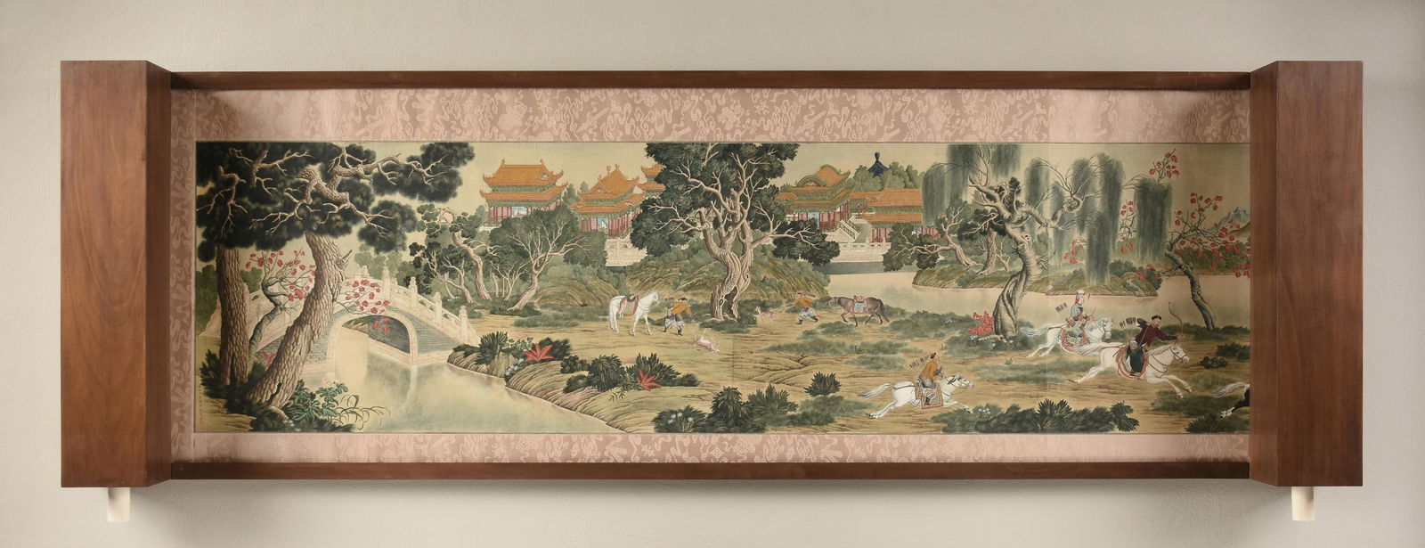 after GIUSEPPE CASTIGLIONE, AN IMPERIAL HUNTING SCENE, CHINESE, LATE QING DYNASTY, 19TH/20TH (1 of 9)