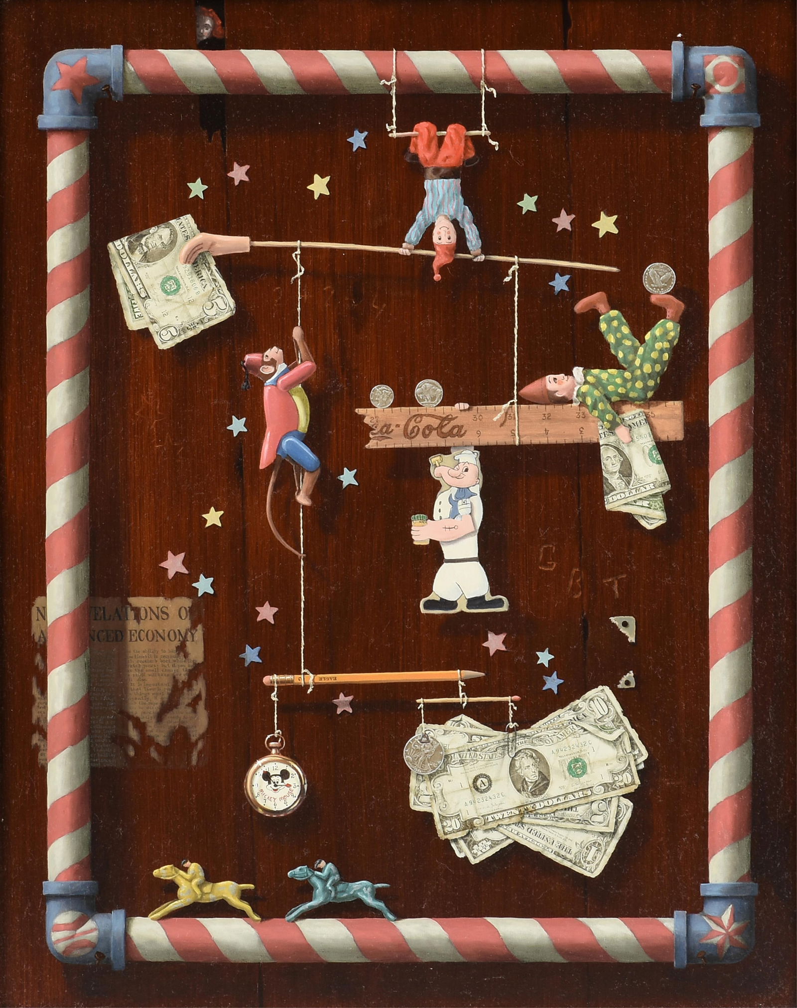 GAYLE TATE (American b. 1944) "2+2=4," 1997, (1 of 14)