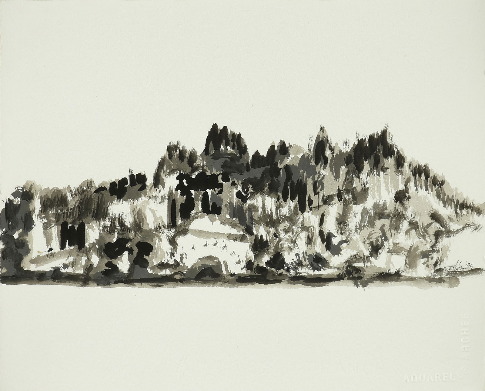 RICHARD STOUT (American 1934-2020) "Untitled," 1999, (1 of 8)