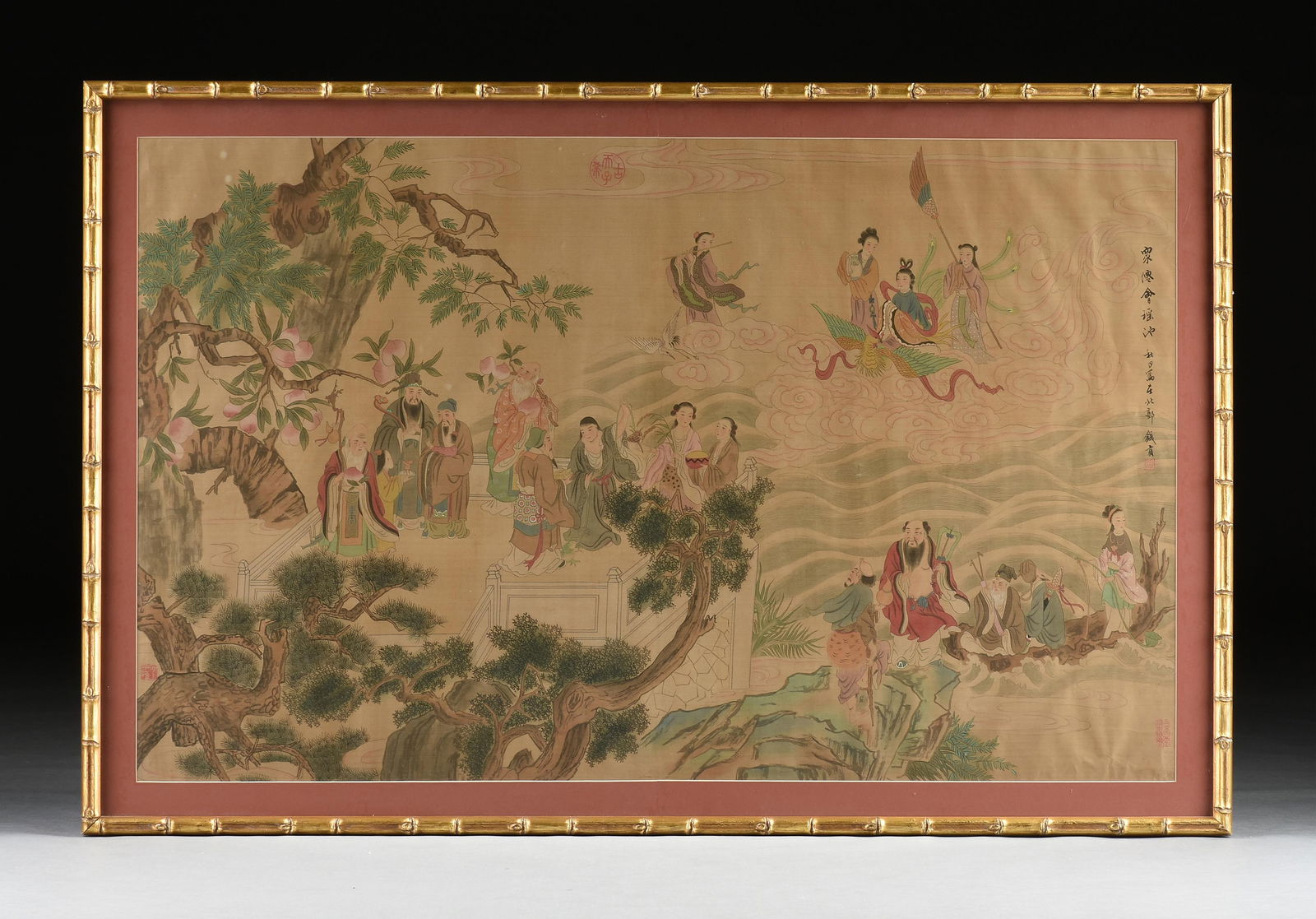 CHINESE SCHOOL "Immortals," 20TH CENTURY, (1 of 15)