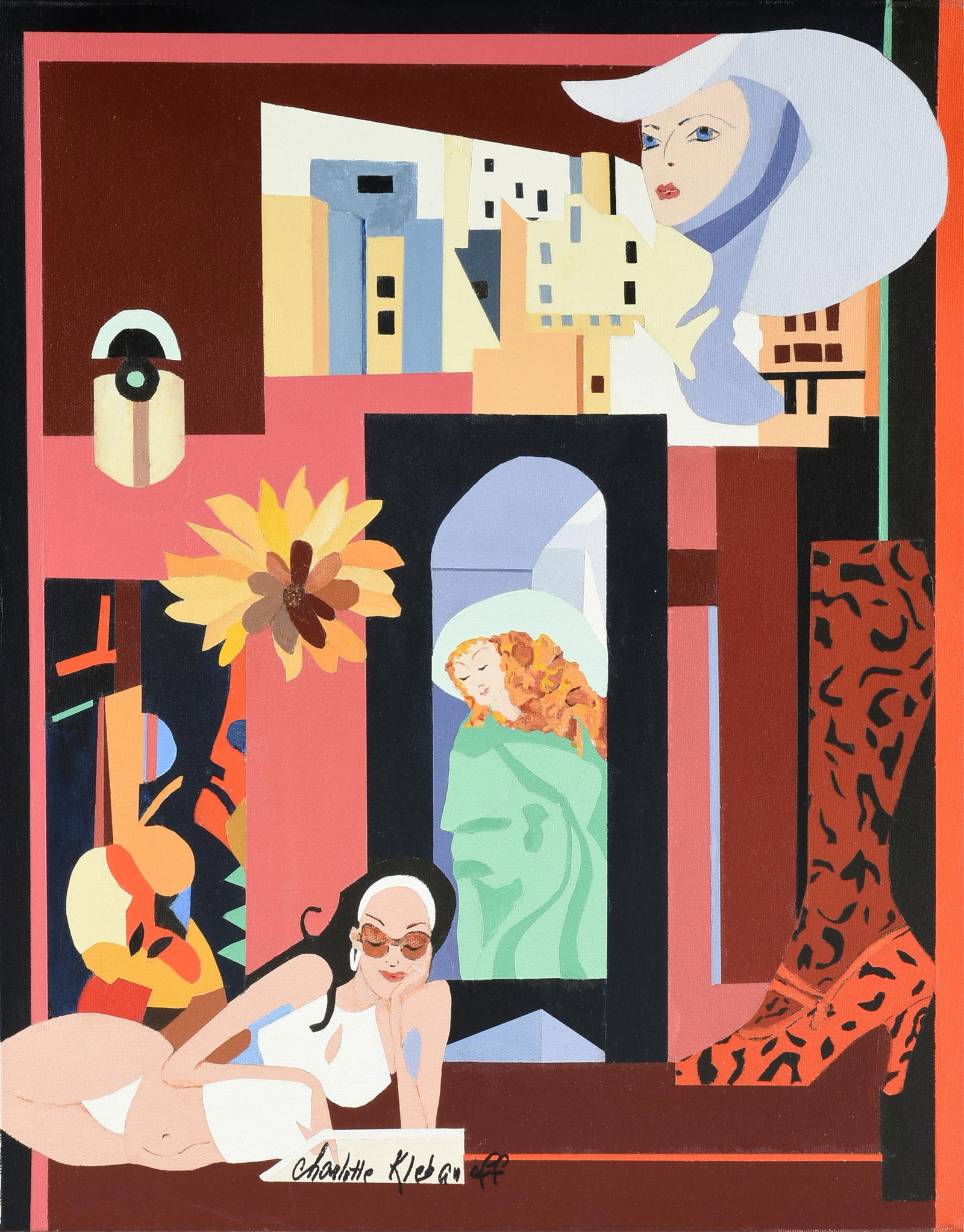 CHARLOTTE KLEBANOFF (American b. 1925) “If the Shoe Fits, Wear It,” 21ST CENTURY, (1 of 14)