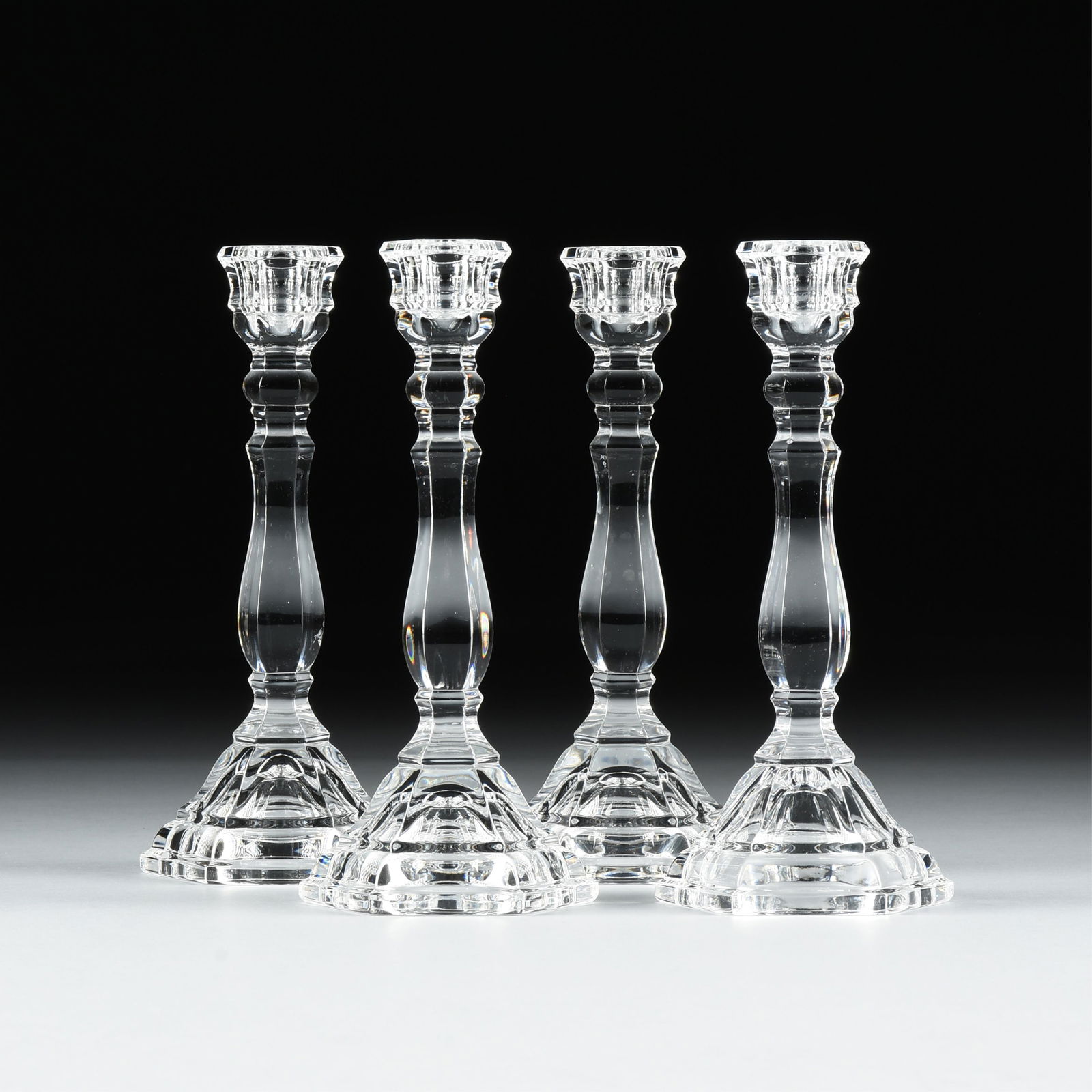 FOUR TIFFANY & CO. "Hampton" CANDLESTICKS, AMERICAN, LATE 20TH CENTURY, (1 of 4)