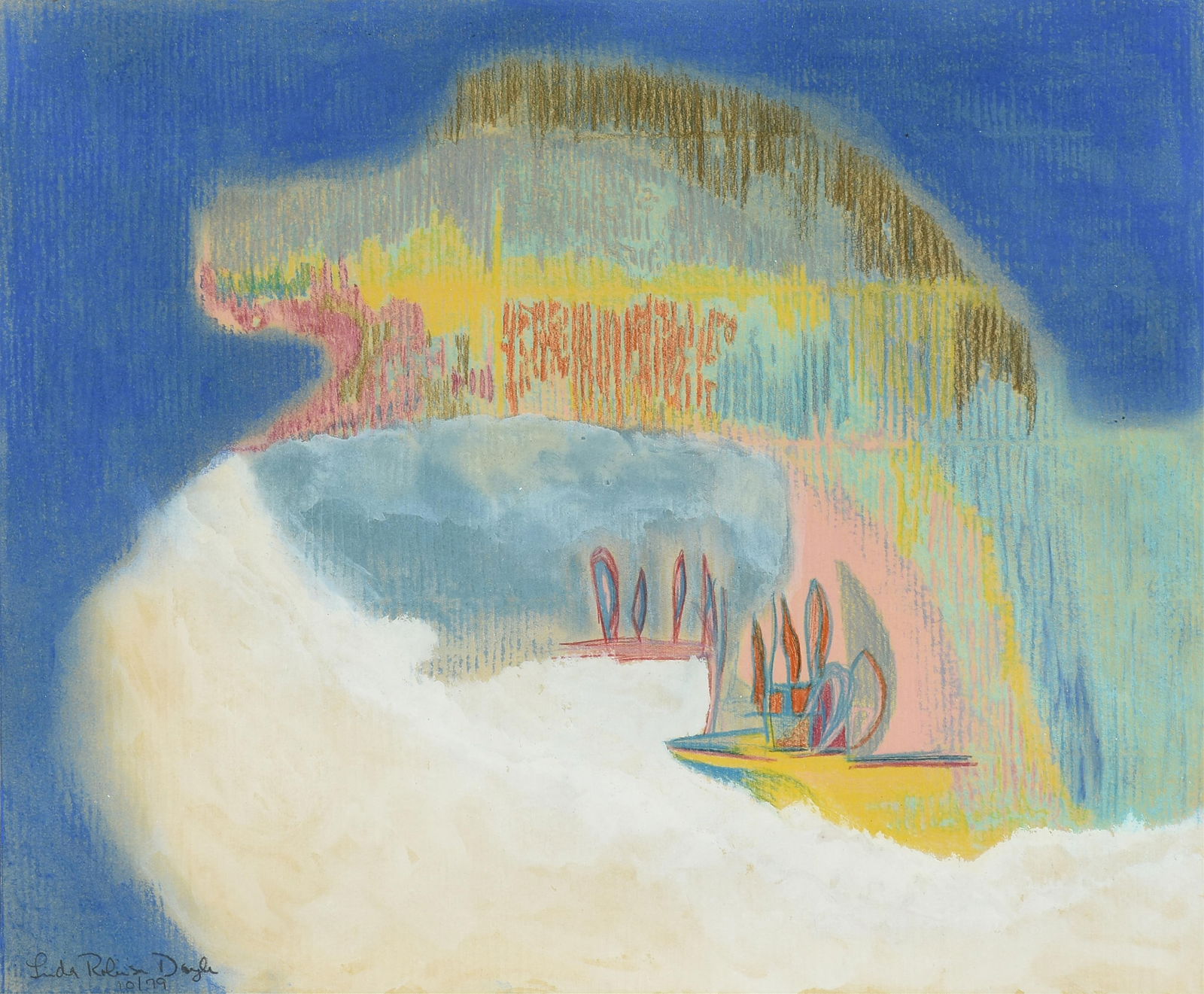 LINDA ROBINSON-DOYLE (American/Texas) "High Frequency," 1979, (1 of 12)