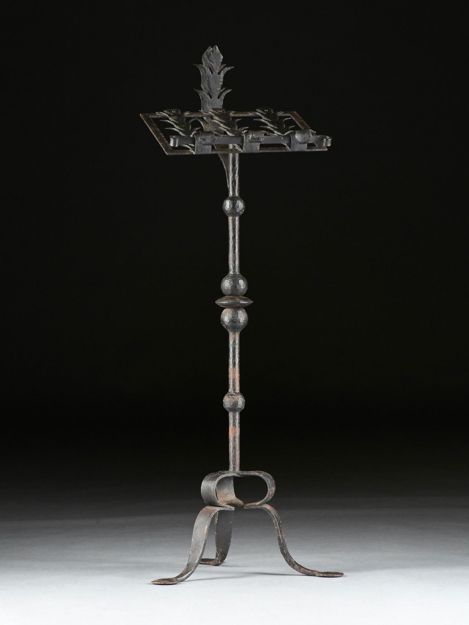 A WROUGHT IRON MUSIC STAND, EUROPEAN, 18TH/19TH CENTURY, (1 of 7)