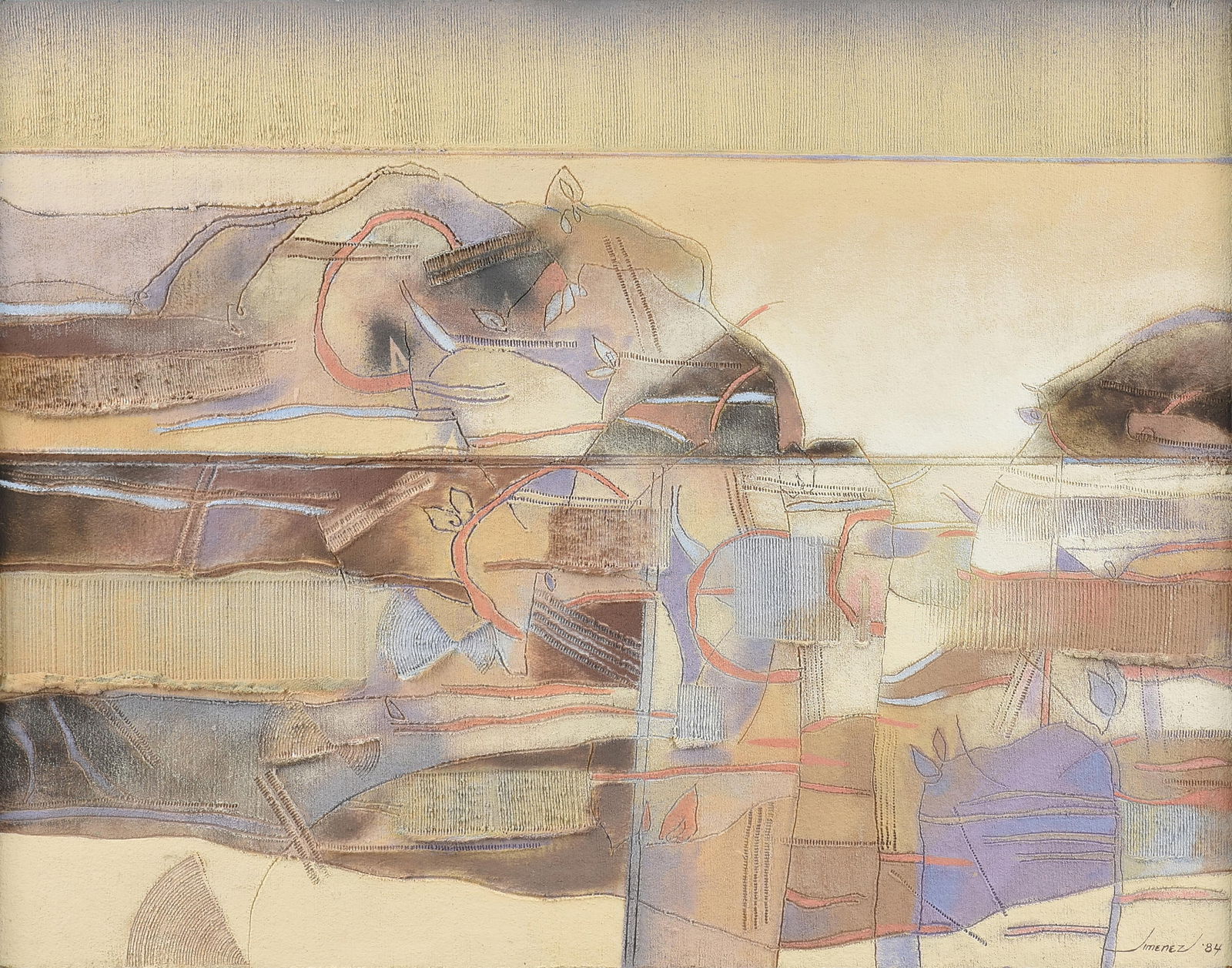 ARMANDO JIMENEZ REYNOSO (Mexican b. 1949) "Sombras de Desierto," 1984, (1 of 16)