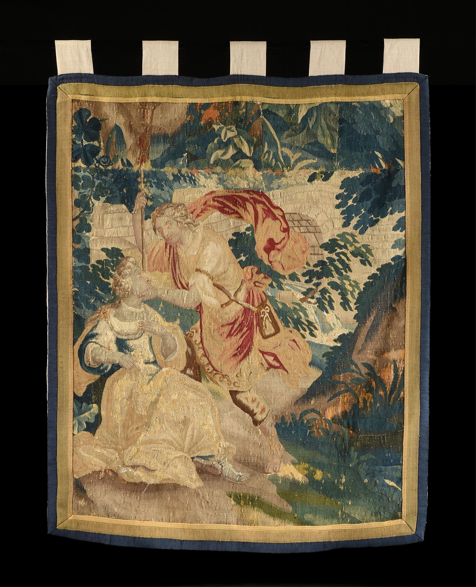 A FLEMISH SCHOOL TAPESTRY "The Annunciation," 17TH CENTURY, (1 of 10)