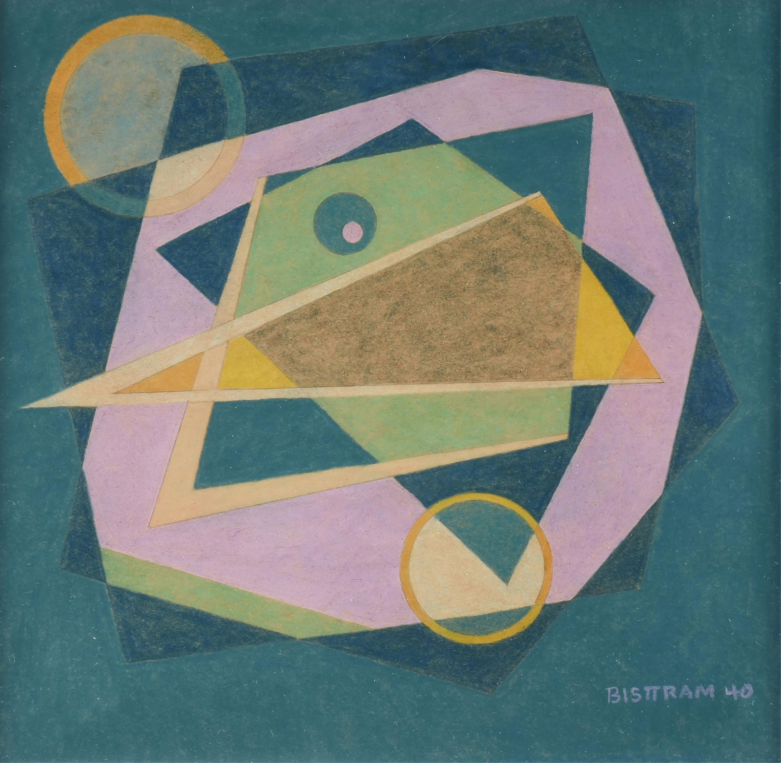 EMIL BISTTRAM (Hungarian/American 1895-1976) "Untitled," 1940, (1 of 11)