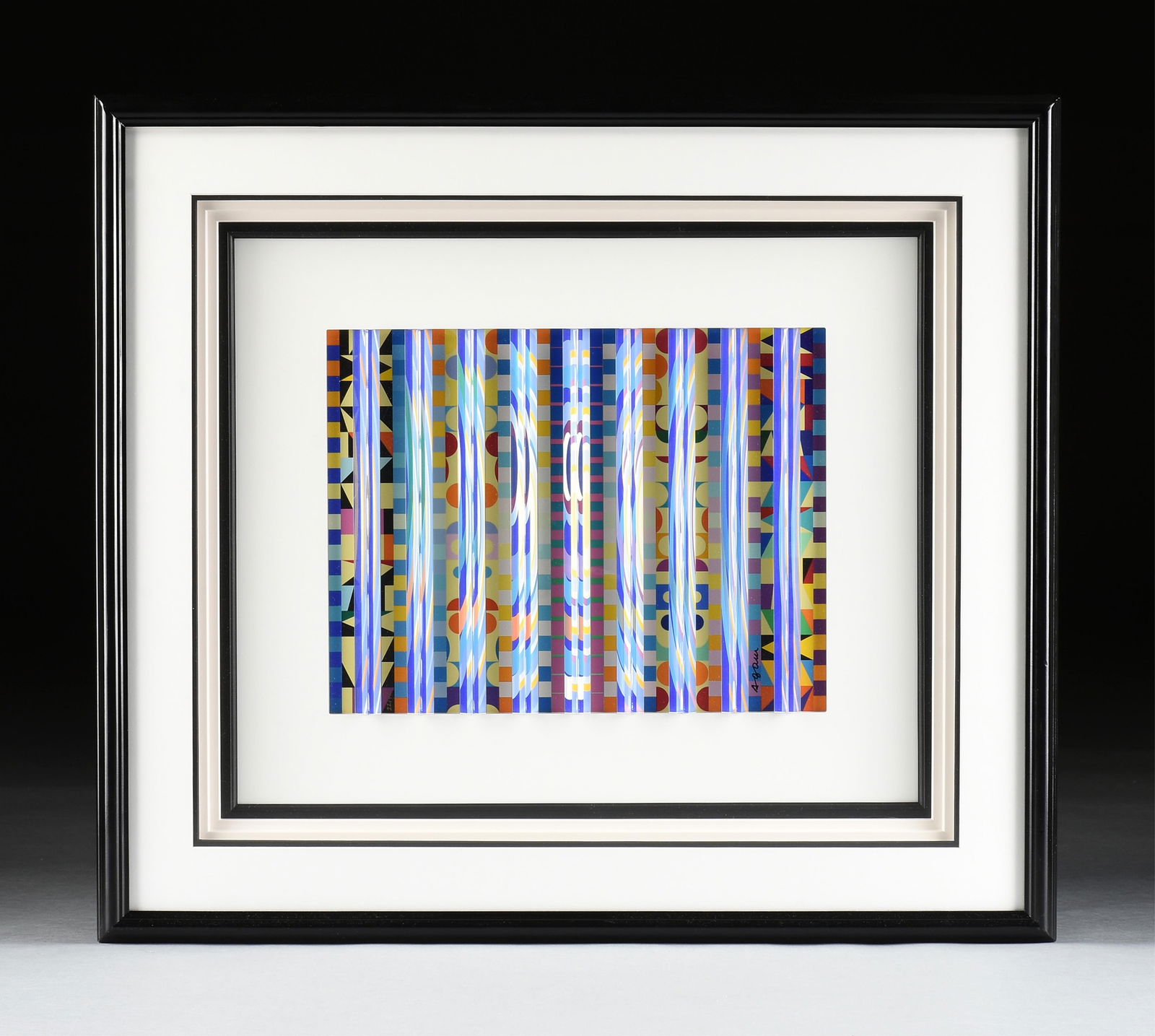 YAACOV AGAM (Israeli b. 1928) "Moon-Noon (Banana)," 21ST CENTURY, (1 of 11)