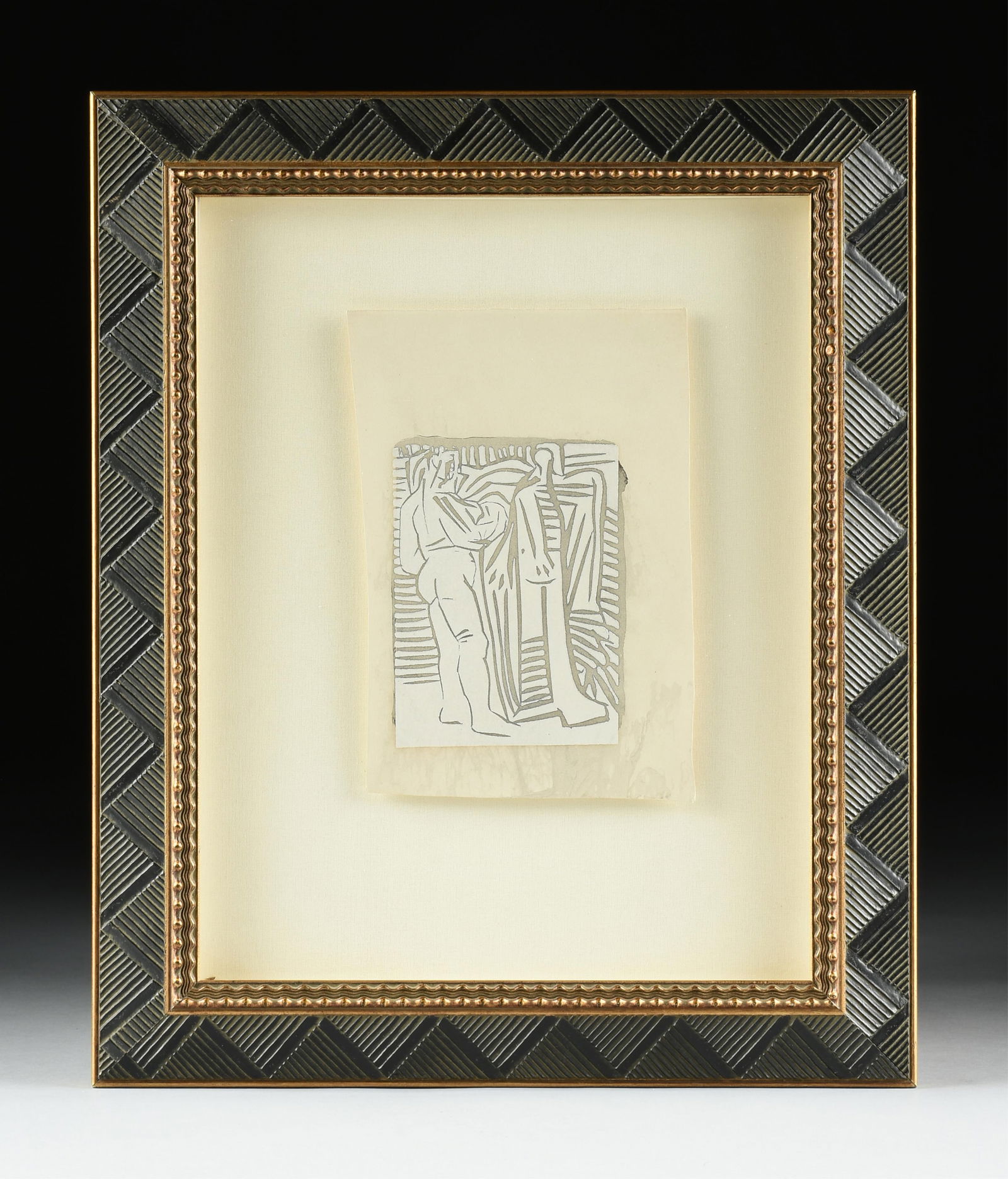 PABLO PICASSO (Spanish 1881-1973) "Couple Standing," 1959, (1 of 6)