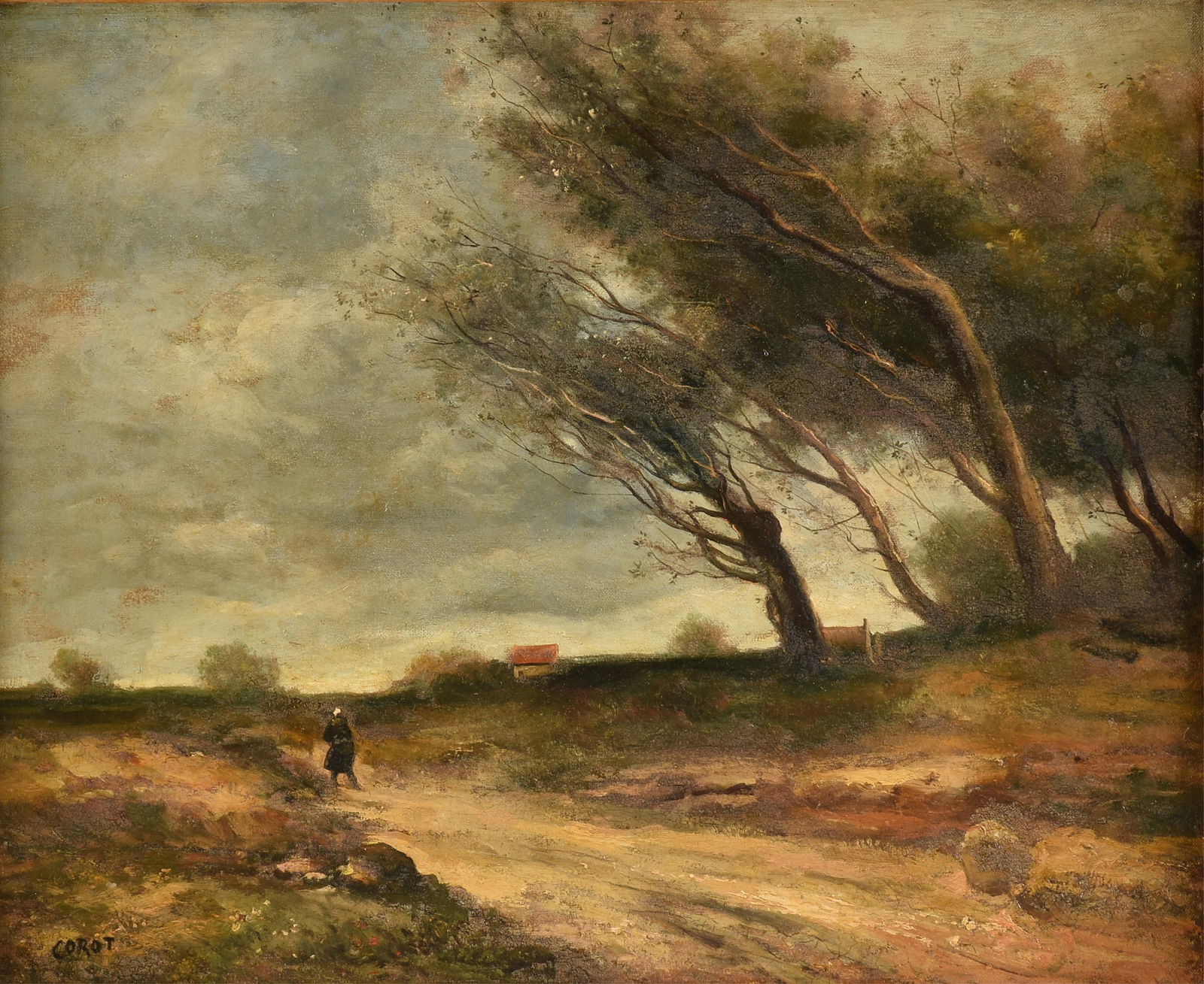 FRENCH SCHOOL "Le Coup de Vent," 19TH/20TH CENTURY, (1 of 12)