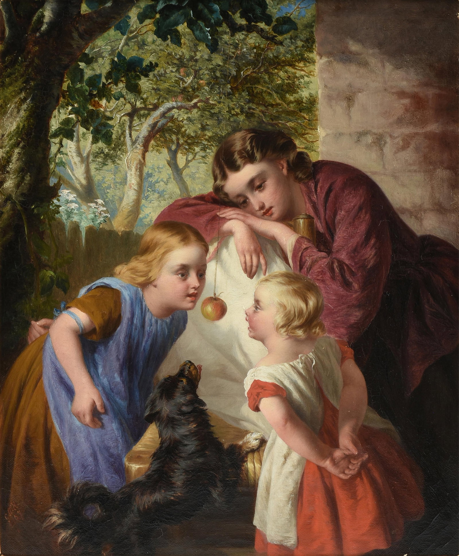 GEORGE AUGUSTUS HOLMES (English 1822-1911) "The Bob Apple," 1867, (1 of 17)