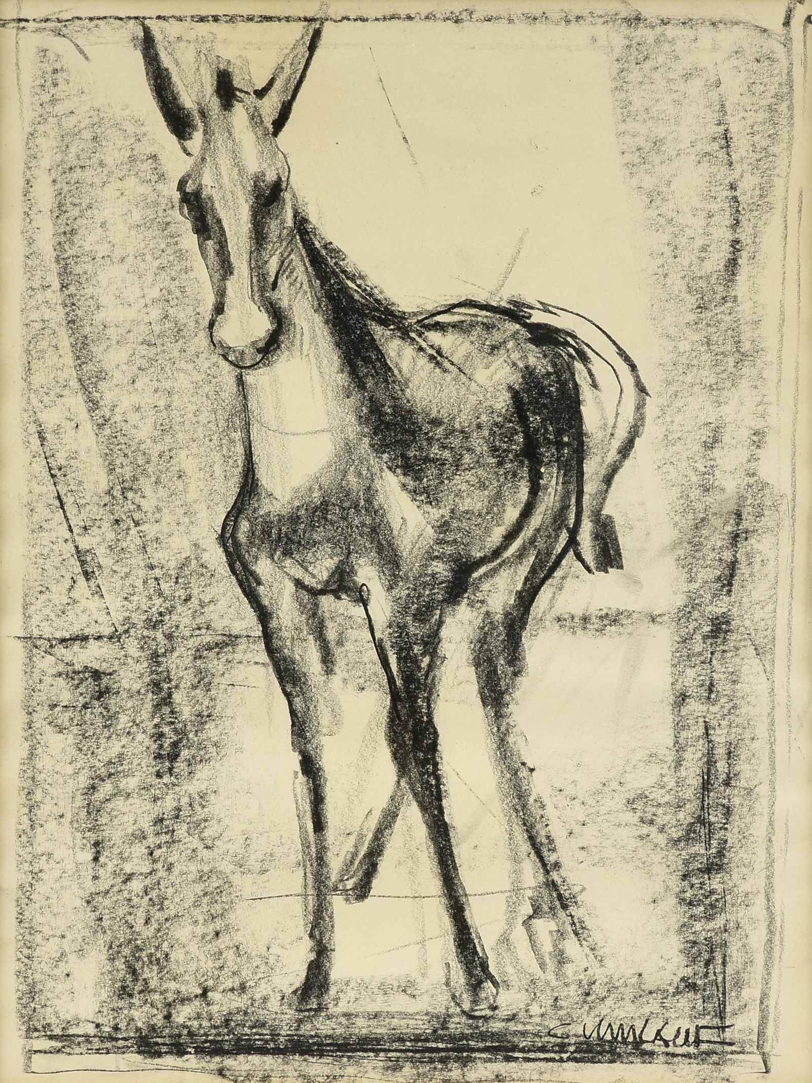 CHARLES UMLAUF (American/Texas 1911-1994) "A Donkey," 20TH CENTURY, (1 of 12)