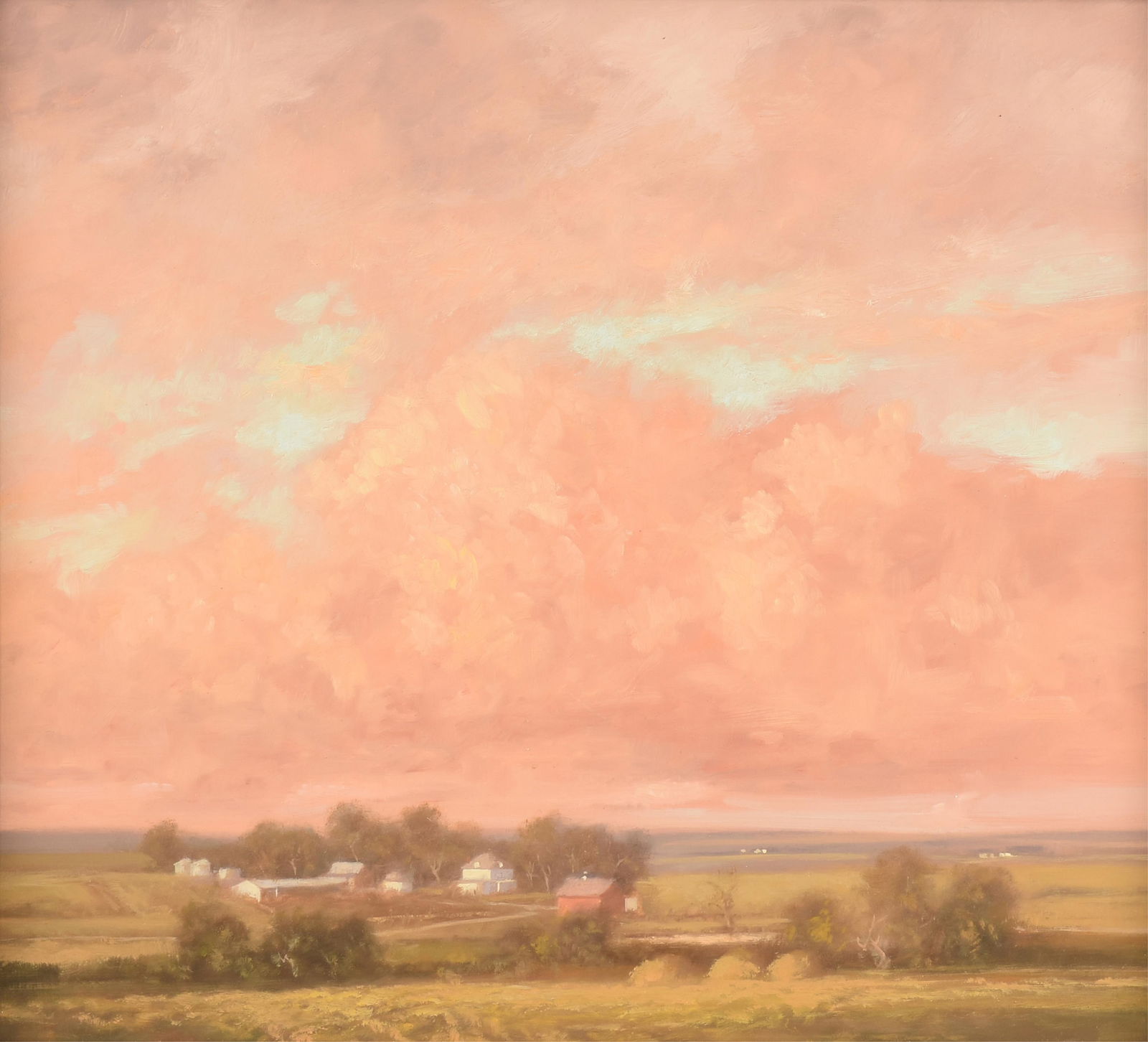 RAYMOND KNAUB (American b. 1940) "Family Farm," 20TH/21ST CENTURY, (1 of 12)