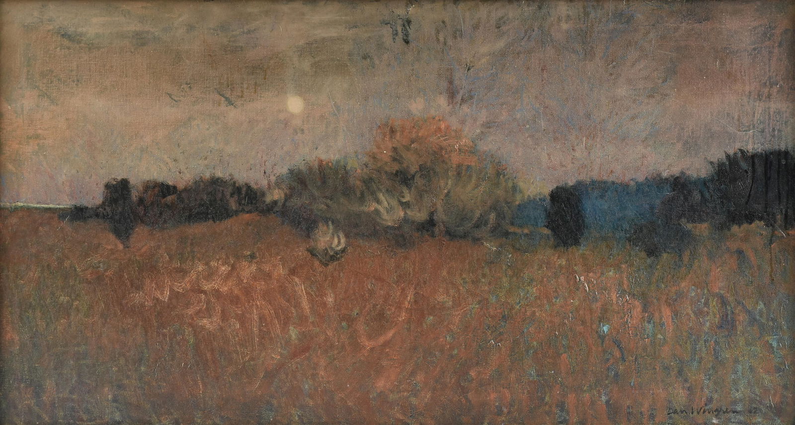 DAN WINGREN (American/Texas 1923-1998) “Sun Breaking Through,” 1962, (1 of 18)