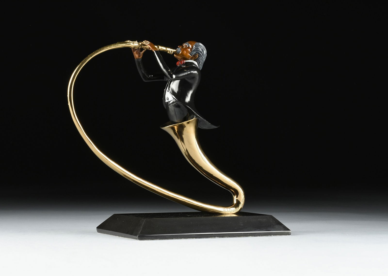 PAUL WEGNER (American b. 1950) "Swingin' Sax," 1986, (1 of 10)