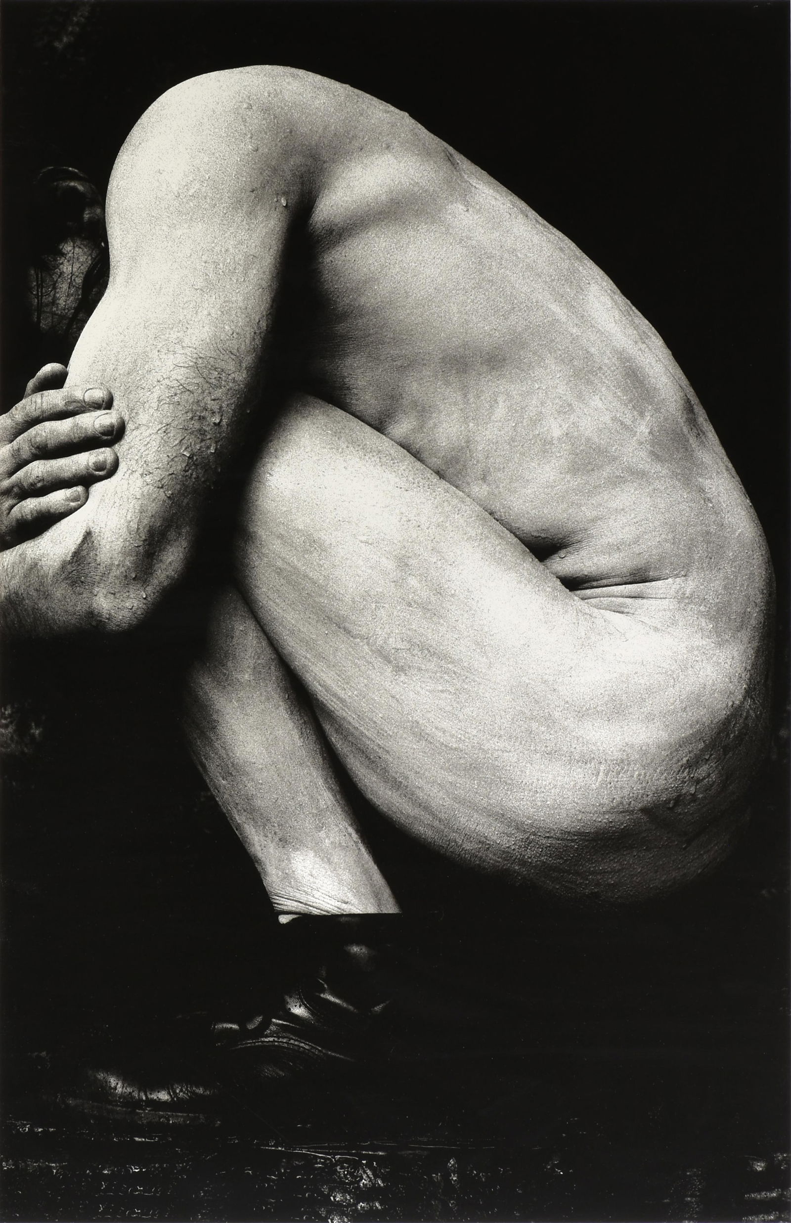 CONTEMPORARY SCHOOL "Crouching Figure (Untitled)," 20TH/21ST CENTURY, (1 of 10)