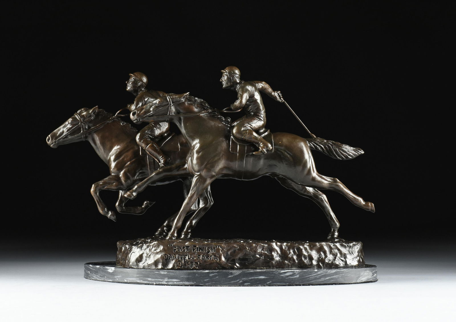 DARRELL COKER (American 1949-2019) "Fast Finish," 1987, (1 of 16)