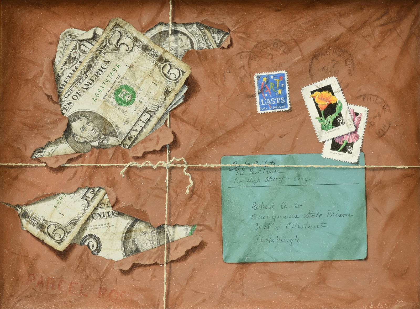 GAYLE TATE (American b. 1944) "A Nice Surprise," 1998, (1 of 9)