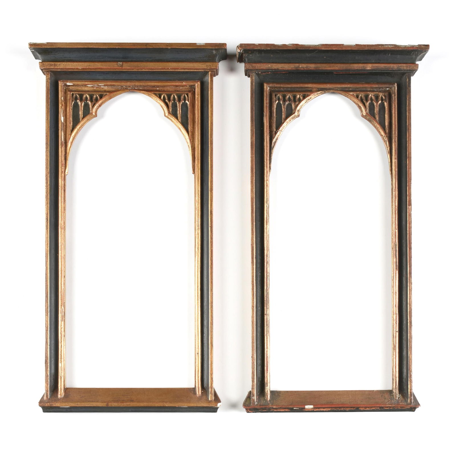 A PAIR OF GOTHIC REVIVAL FRAMES, EUROPEAN, 19TH CENTURY, (1 of 6)