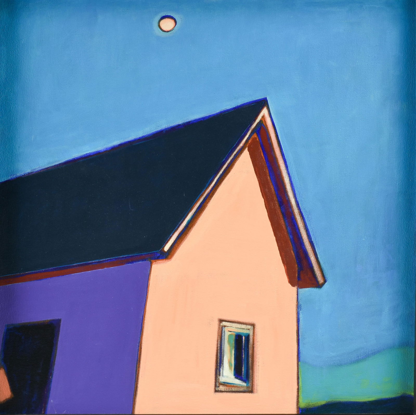 ELIZABETH PAYNE (American/Texas b. 1948) "House in Moonlight (Untitled)," 21ST CENTURY, (1 of 9)