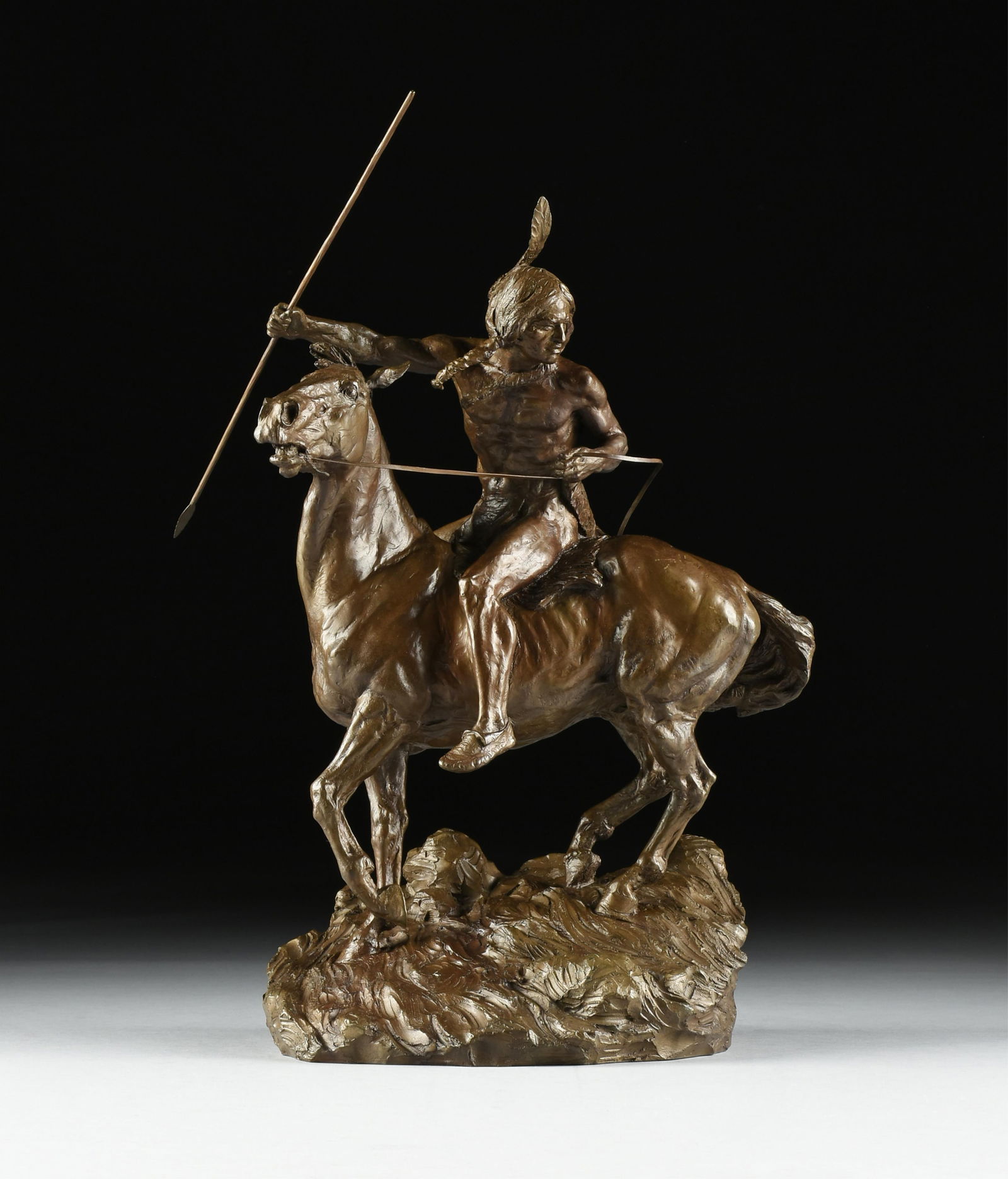 EDWARD JAMES FRAUGHTON (American 1939-2024) "Buffalo Scout," 1971, (1 of 15)