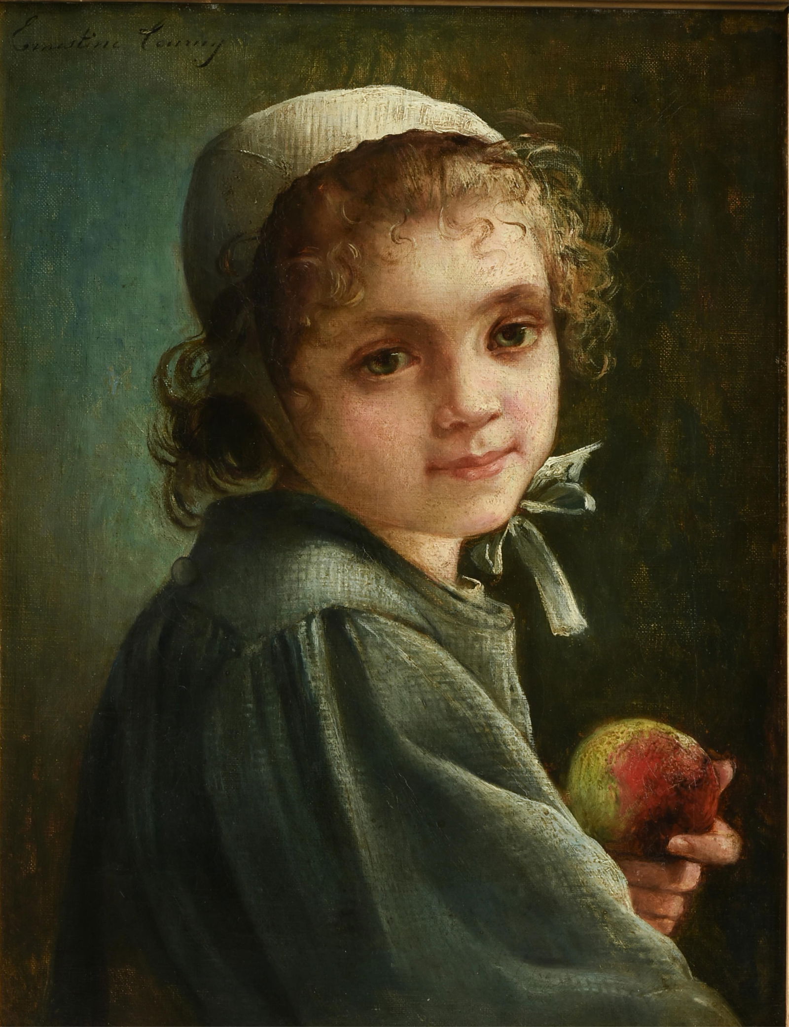 FRENCH SCHOOL "Girl in a Bonnet," 19TH CENTURY, (1 of 11)