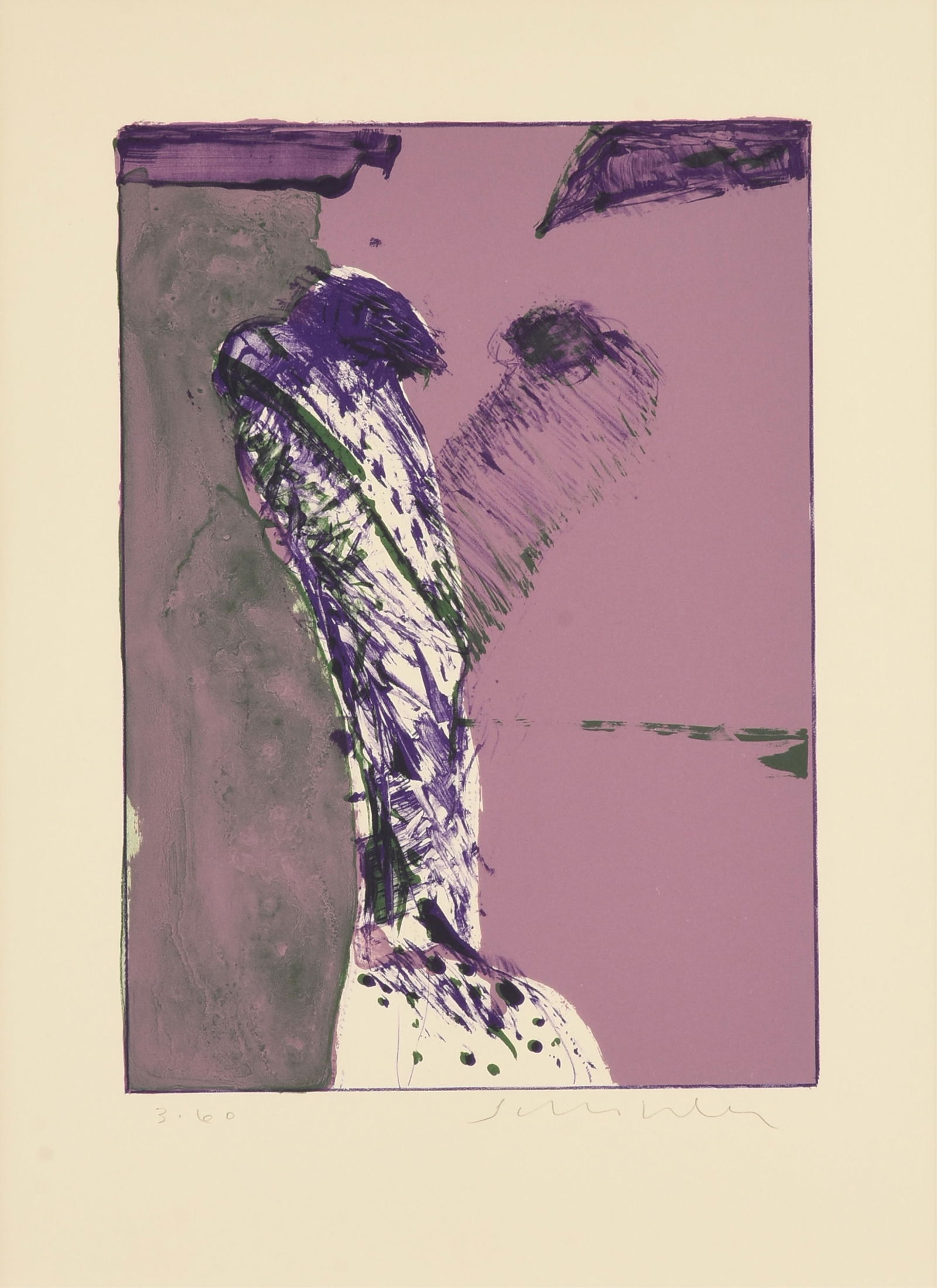 FRITZ SCHOLDER (American 1937-2005) "Magic Warrior," 1981, (1 of 8)