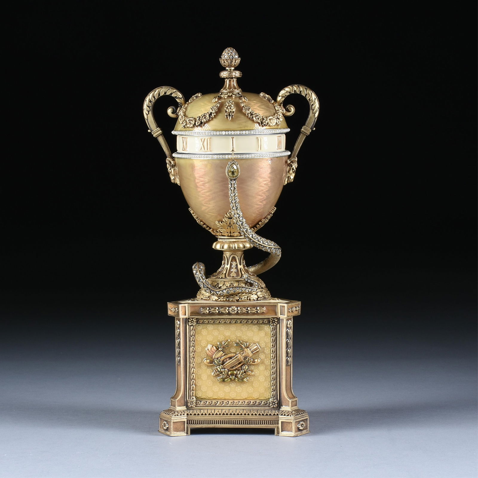 A VIVIAN ALEXANDER FORBES COLLECTION™ "Duchess of Marlborough Egg Clock," AMERICAN, 1999, (1 of 10)