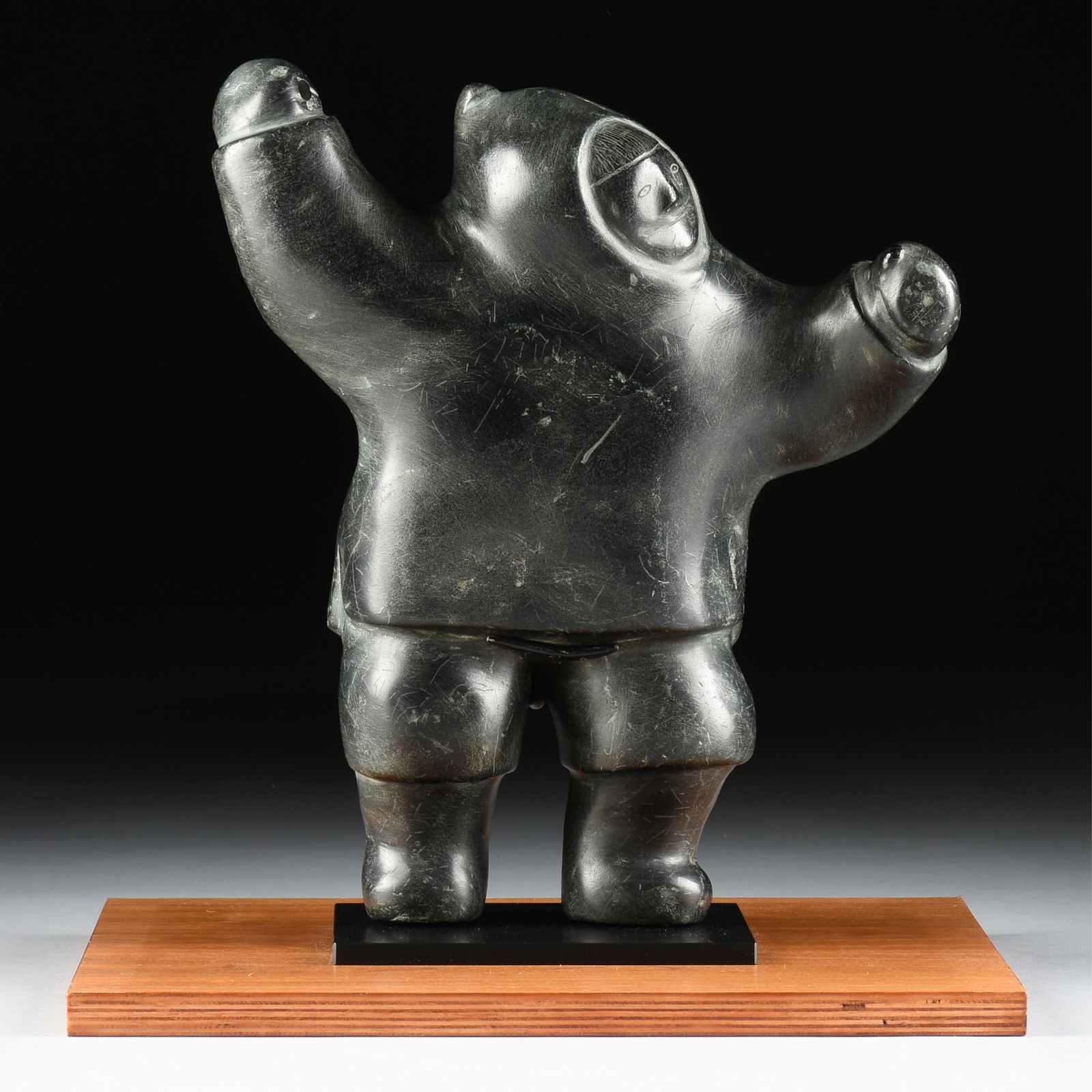 DAVID IKUTAAQ (Inuit 1929-1984) "Hunter," 1960s, (1 of 9)