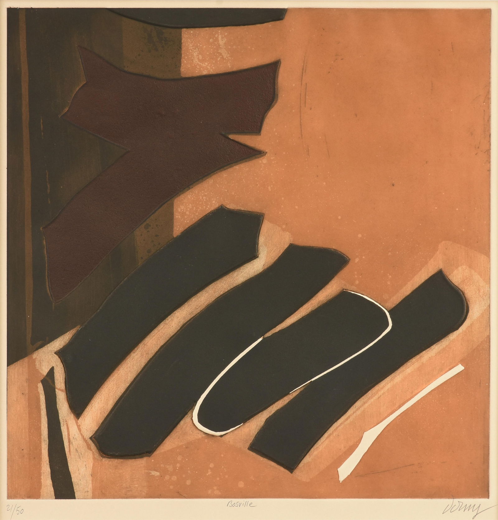 EVE DOMY (FRENCH B. 1951) "Bosville," CIRCA 1970s, (1 of 13)