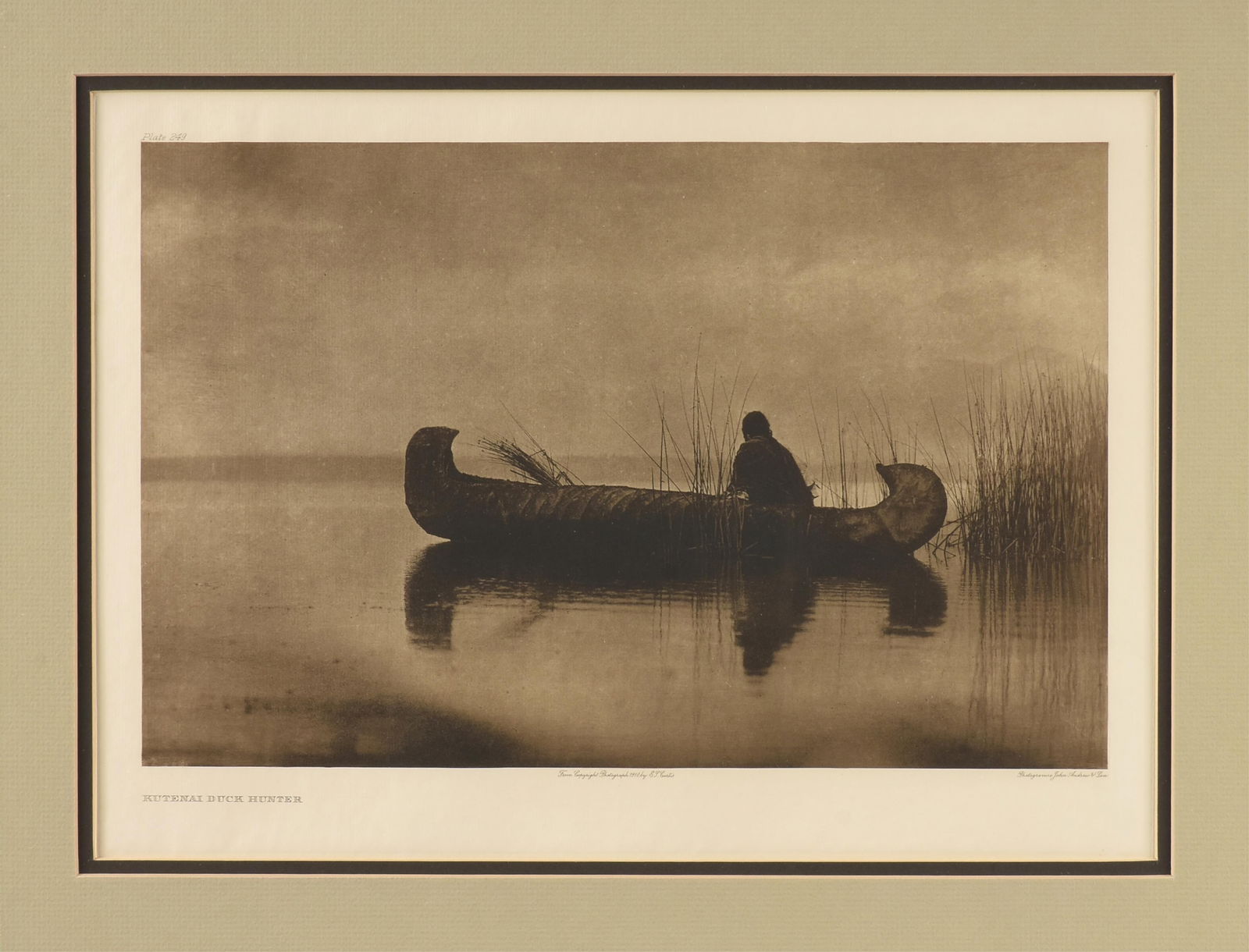 EDWARD S. CURTIS (American 1868-1952) THREE PHOTOGRAVURES from "The North American Indian," (1 of 14)